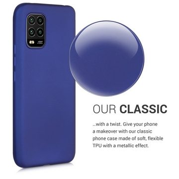 kwmobile Handyhülle Case für Xiaomi Mi 10 Lite (5G), Hülle Silikon metallisch schimmernd - Handyhülle Cover