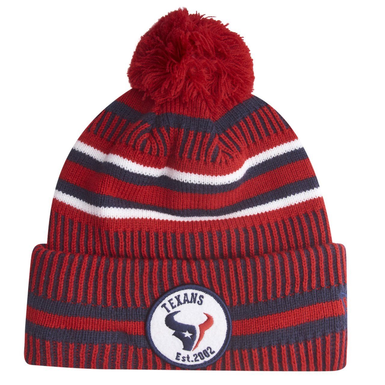 New Era Fleecemütze Sideline Texans Houston Home Bommel