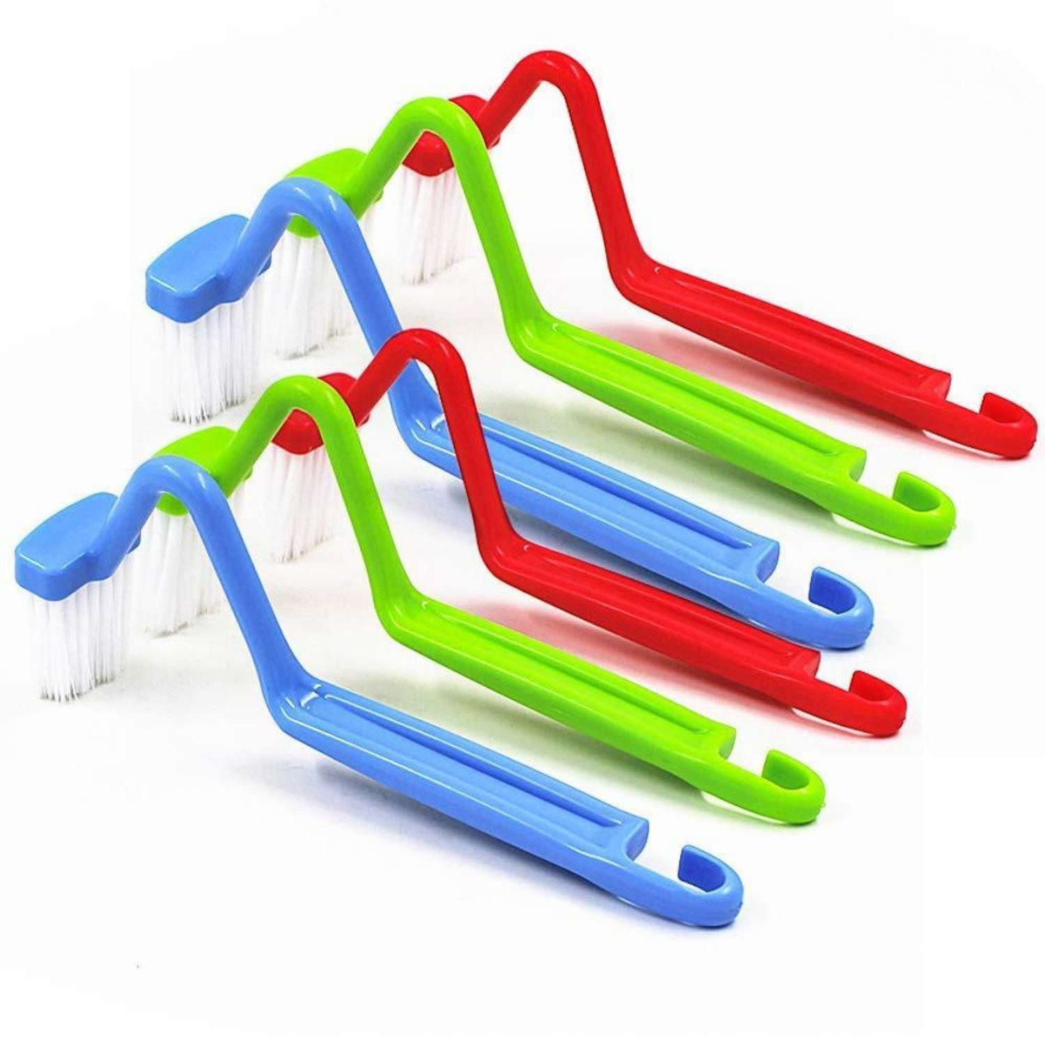 LuxusKollektion WC-Reinigungsbürste Toilettenbürste 6er Set V-Form, (6-tlg)