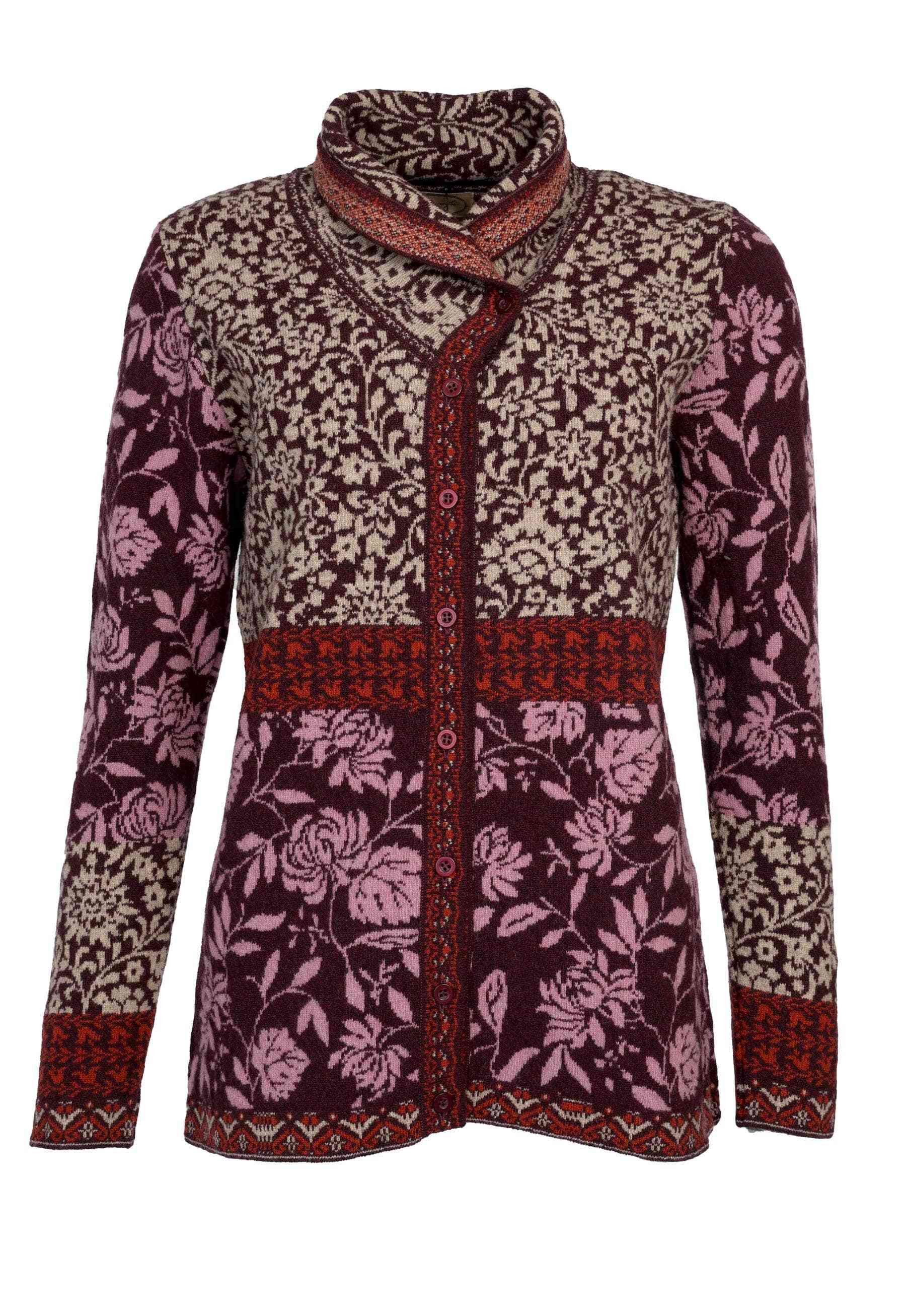 Sorgenfri Sylt Strickjacke Maily Flower Strickdetails günstig online kaufen