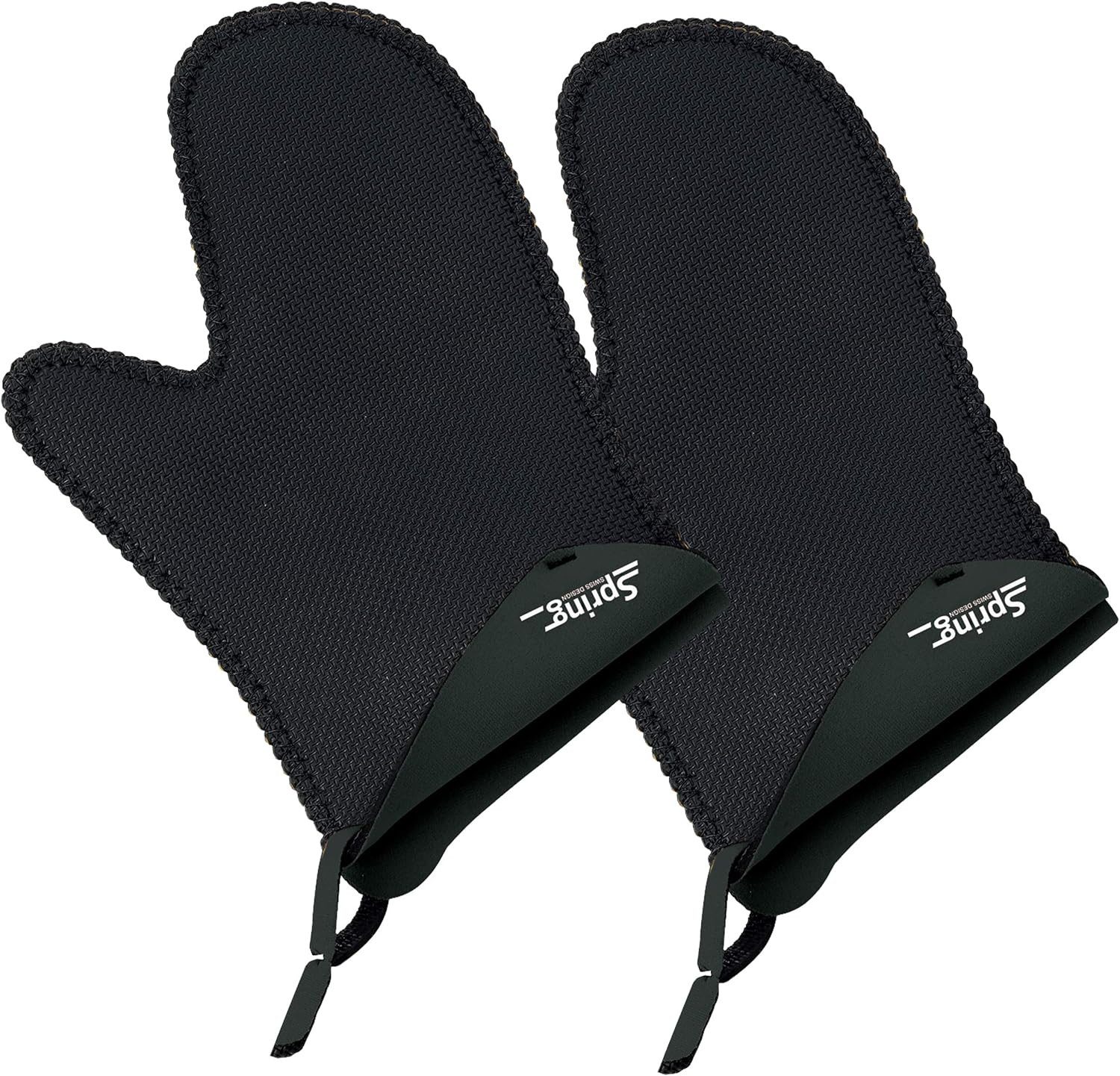 Topfhandschuhe Spring GRIPS Ofenhandschuhe schwarz Neopren -40° bis 250°C