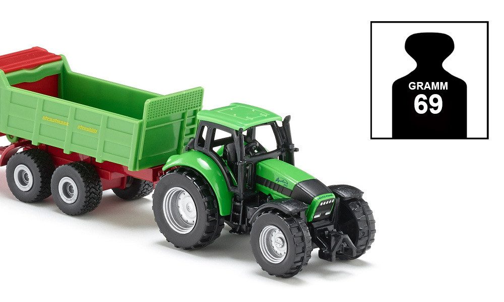 SIEPER Modelltraktor siku Deutz mit Universalstreuer