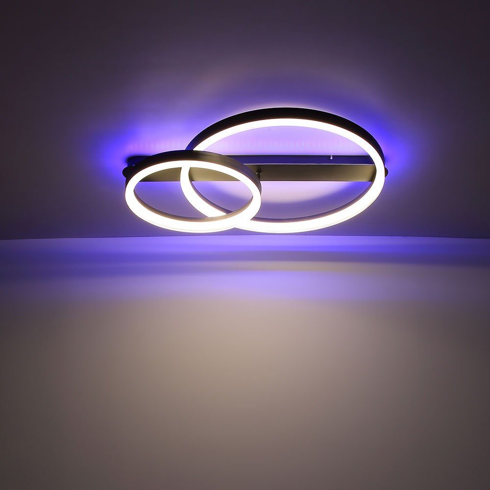 Globo LED Deckenleuchte, Lampe Fernbedienung Nachtlicht LED Deckenleuchte Dimmbar RGB