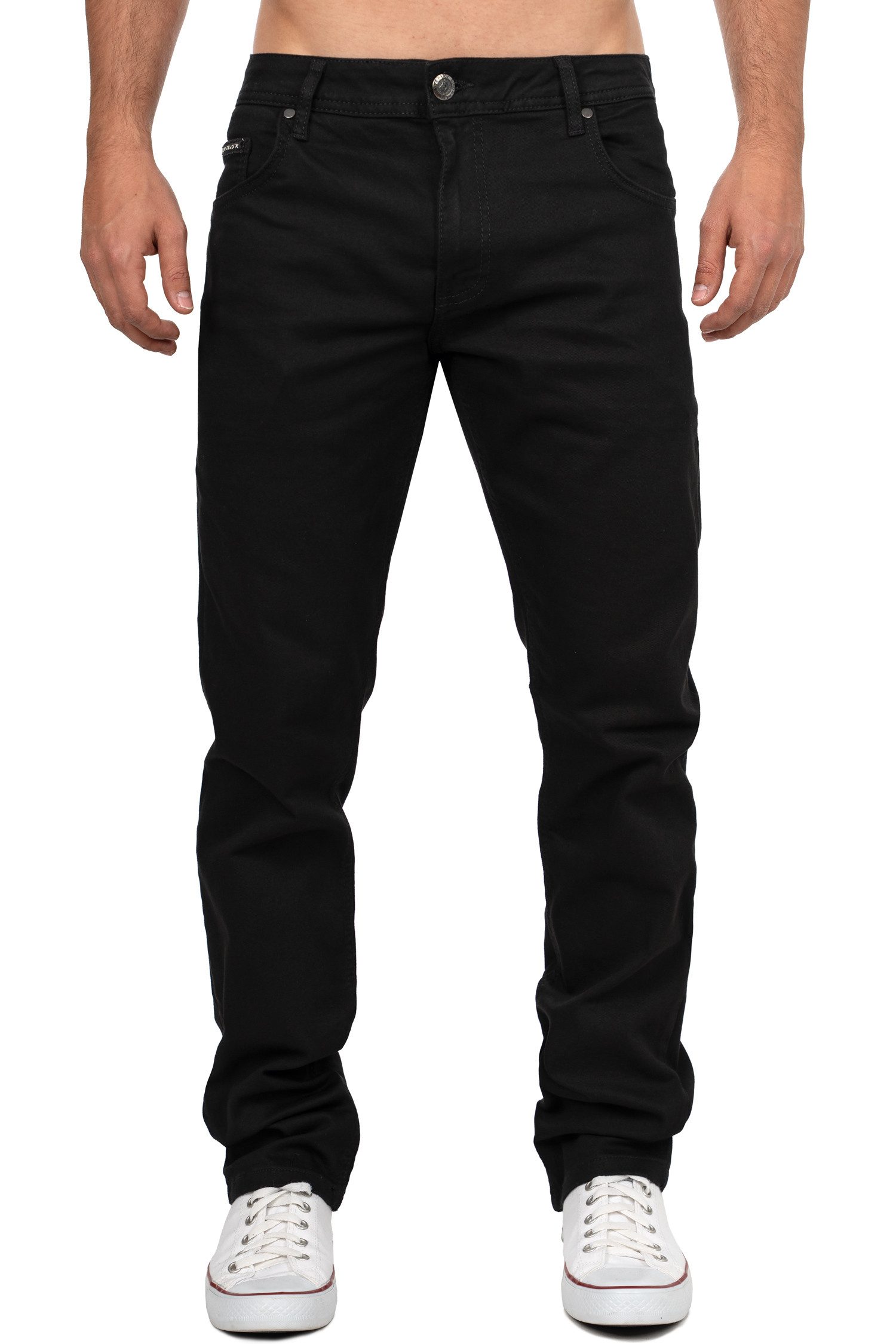 Cipo & Baxx Bikerjeans Herren Slim Fit Hose Stonewashed BA-CD820 Stylisches günstig online kaufen