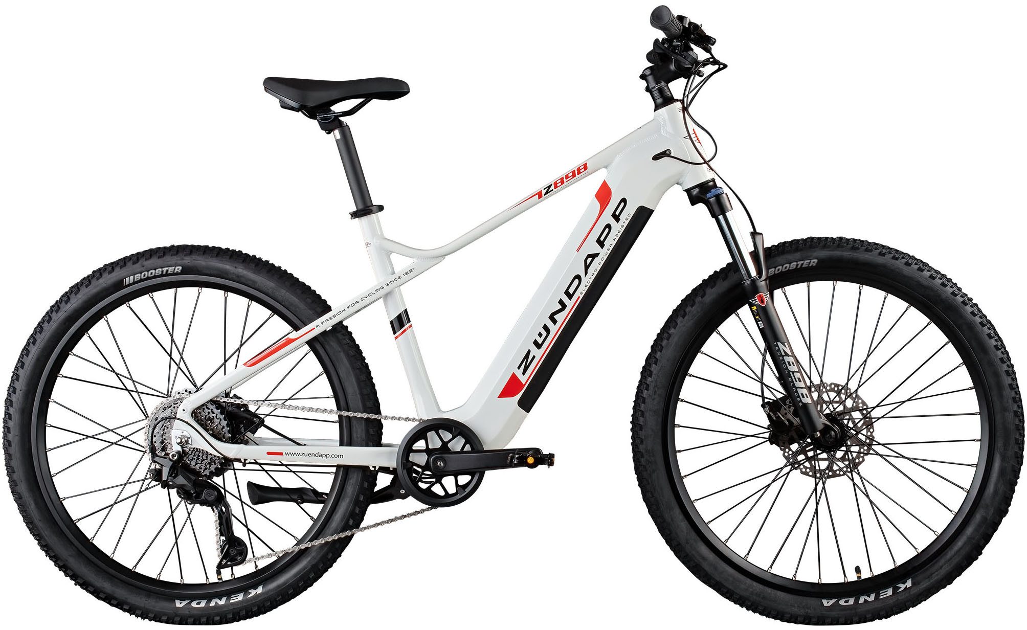 Zündapp E-Bike Mountainbike Z898, 10 Gang, Kettenschaltung, Heckmotor, 540 Wh, Pedelec, Elektrofahrrad für Damen u. Herren, MTB
