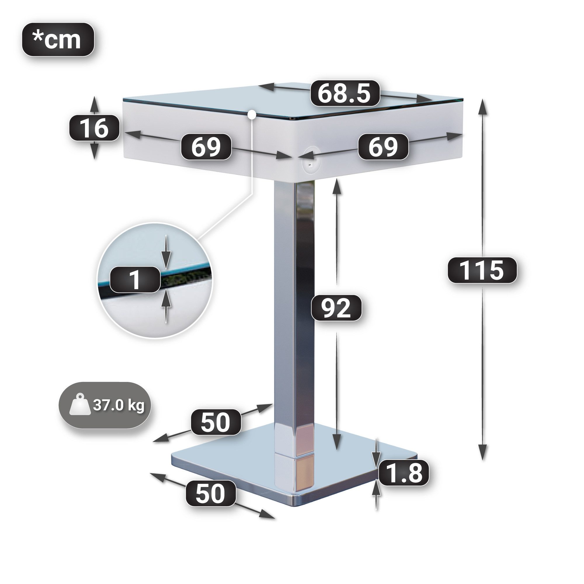 GGMMÖBEL Bistrotisch COOZY