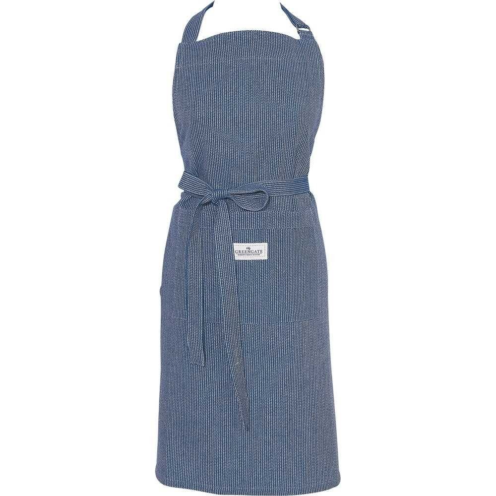 Greengate Kochschürze Greengate Schürze ALICIA DARK BLUE Blau