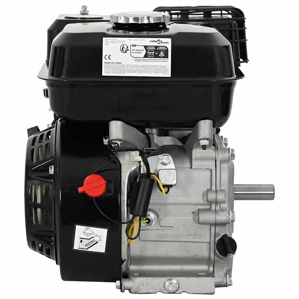 vidaXL Stromerzeuger Benzinmotor 6,5 PS 4,8 kW Schwarz