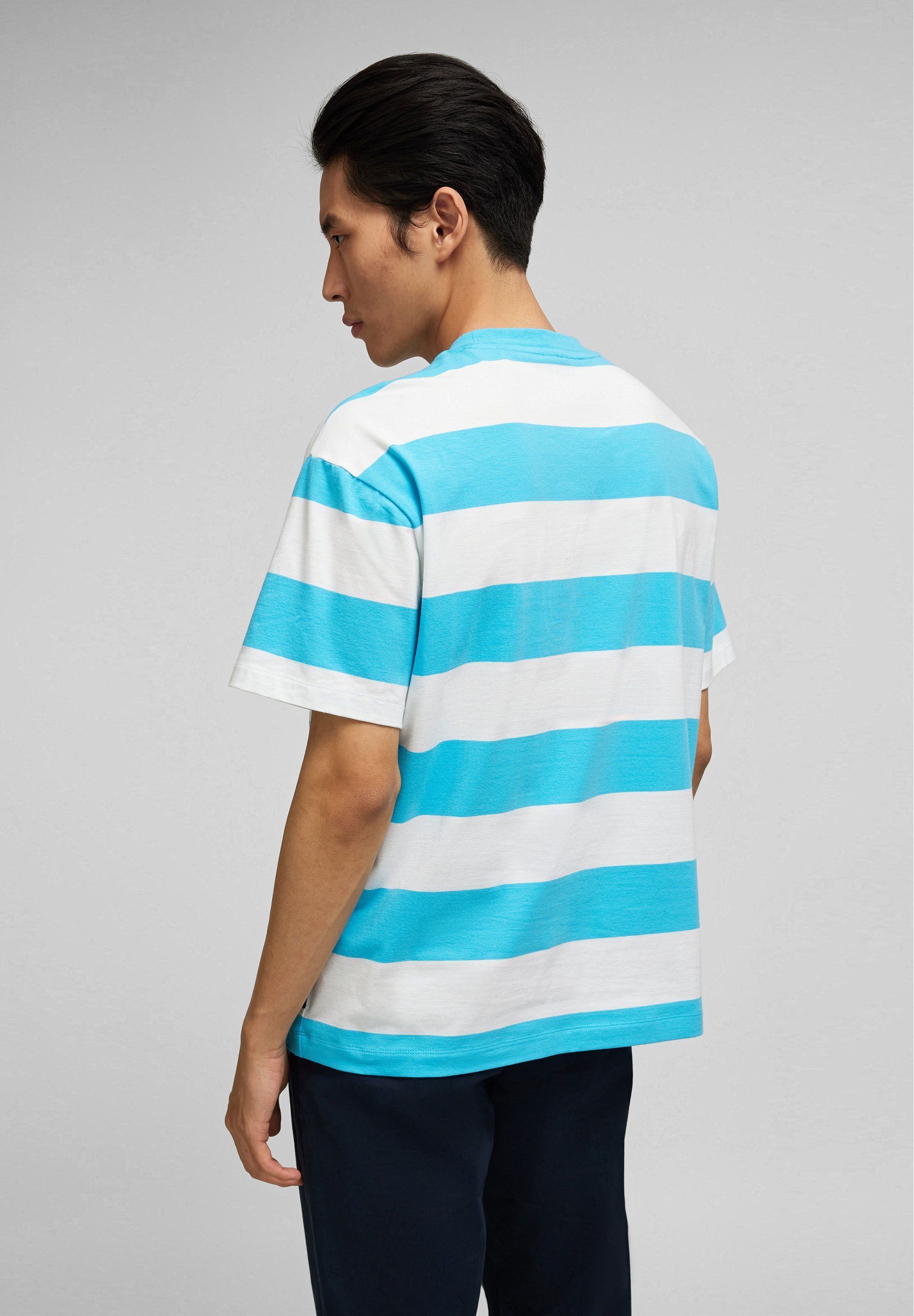 HECHTER PARIS T-Shirt (1-tlg) im Colour-Block-Design