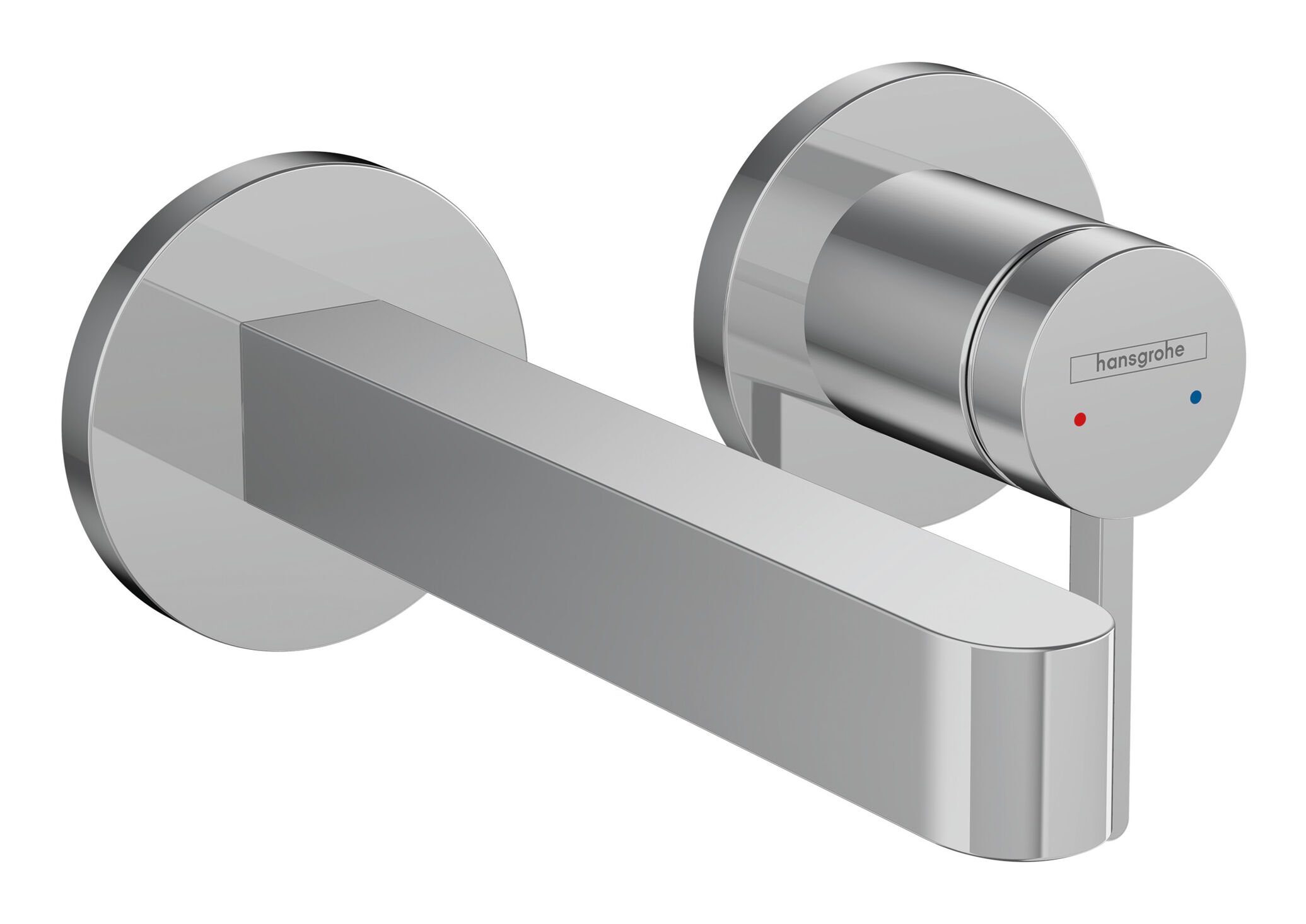 hansgrohe Unterputzarmatur Finoris 2-Loch Waschtischmischer Unterputz Ausladung 168 mm - Chrom