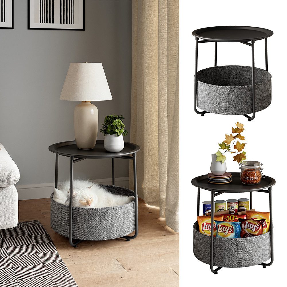 Vicco Couchtisch Liva, Schwarz, 47 x günstig online kaufen