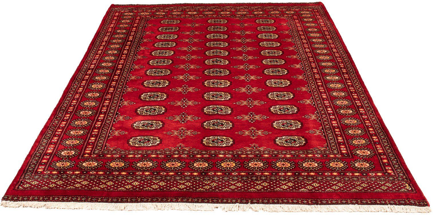 Orientteppich Pakistan - 238 x 167 cm - rot, morgenland, rechteckig, Höhe: 6 mm, Wohnzimmer, Handgeknüpft, Einzelstück mit Zertifikat