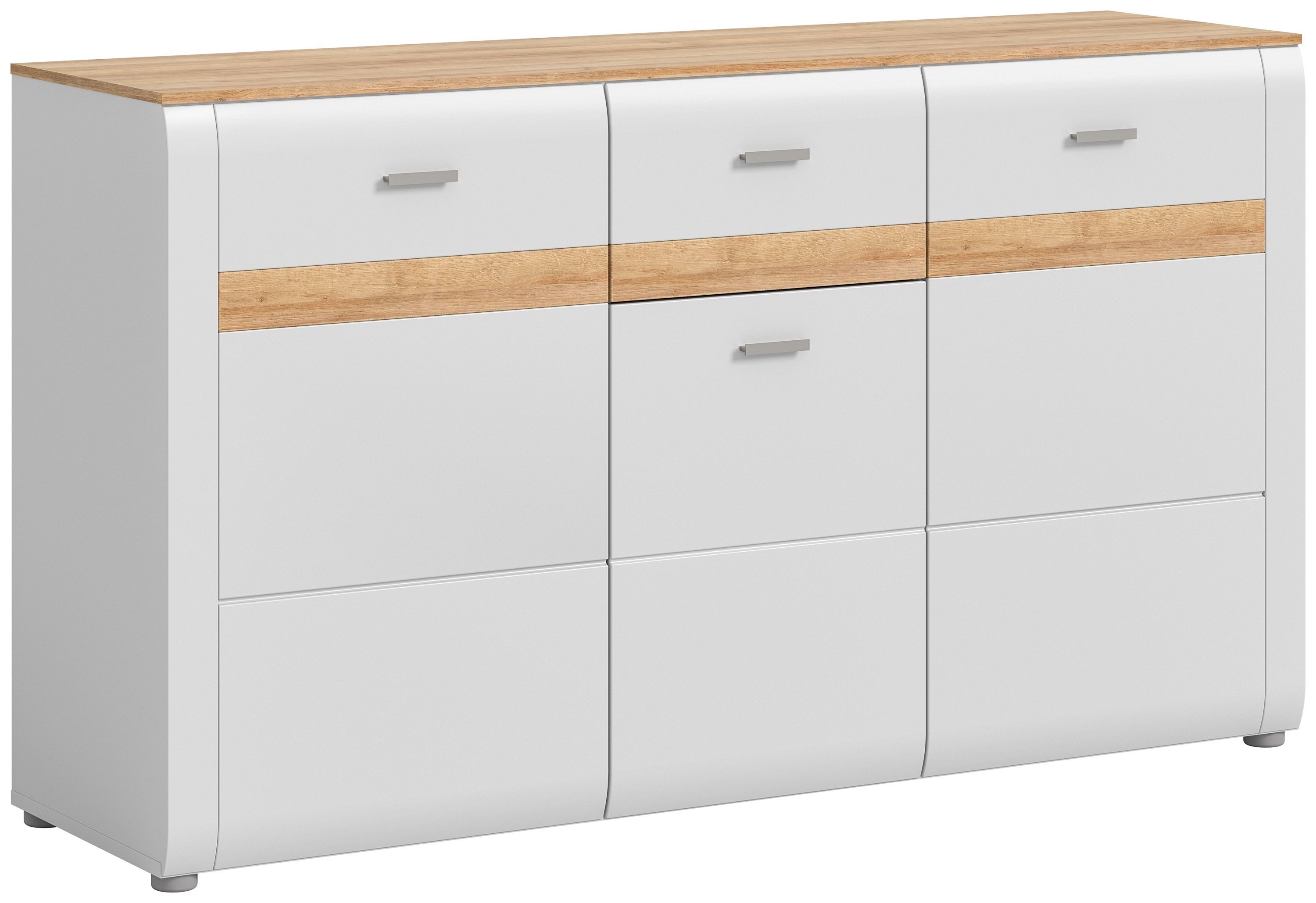 xonox.home Sideboard Ashton, Ashgrey Matt Nachbildung günstig online kaufen