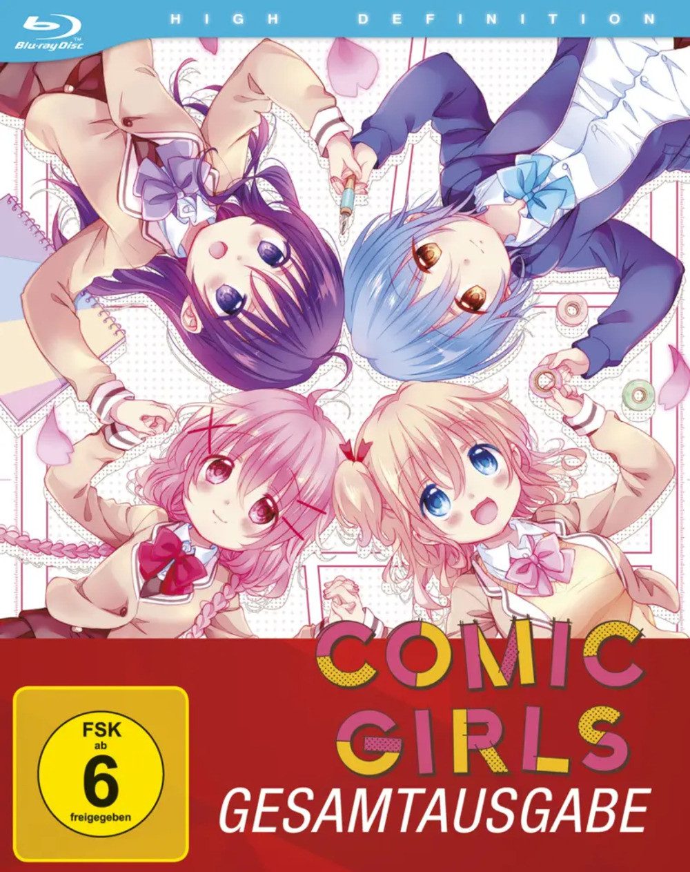 Blu-ray Comic Girls. Vol.1-3, 3 Blu-ray (Gesamtausgabe)