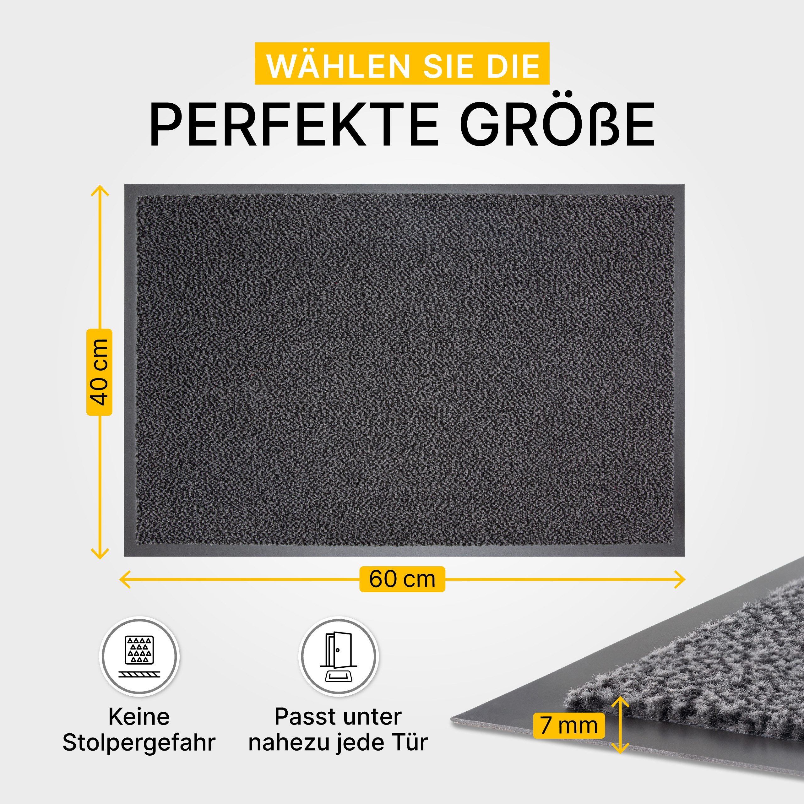 Entrando Fußmatte FIEL, Rechteckig, Höhe: 7 günstig online kaufen