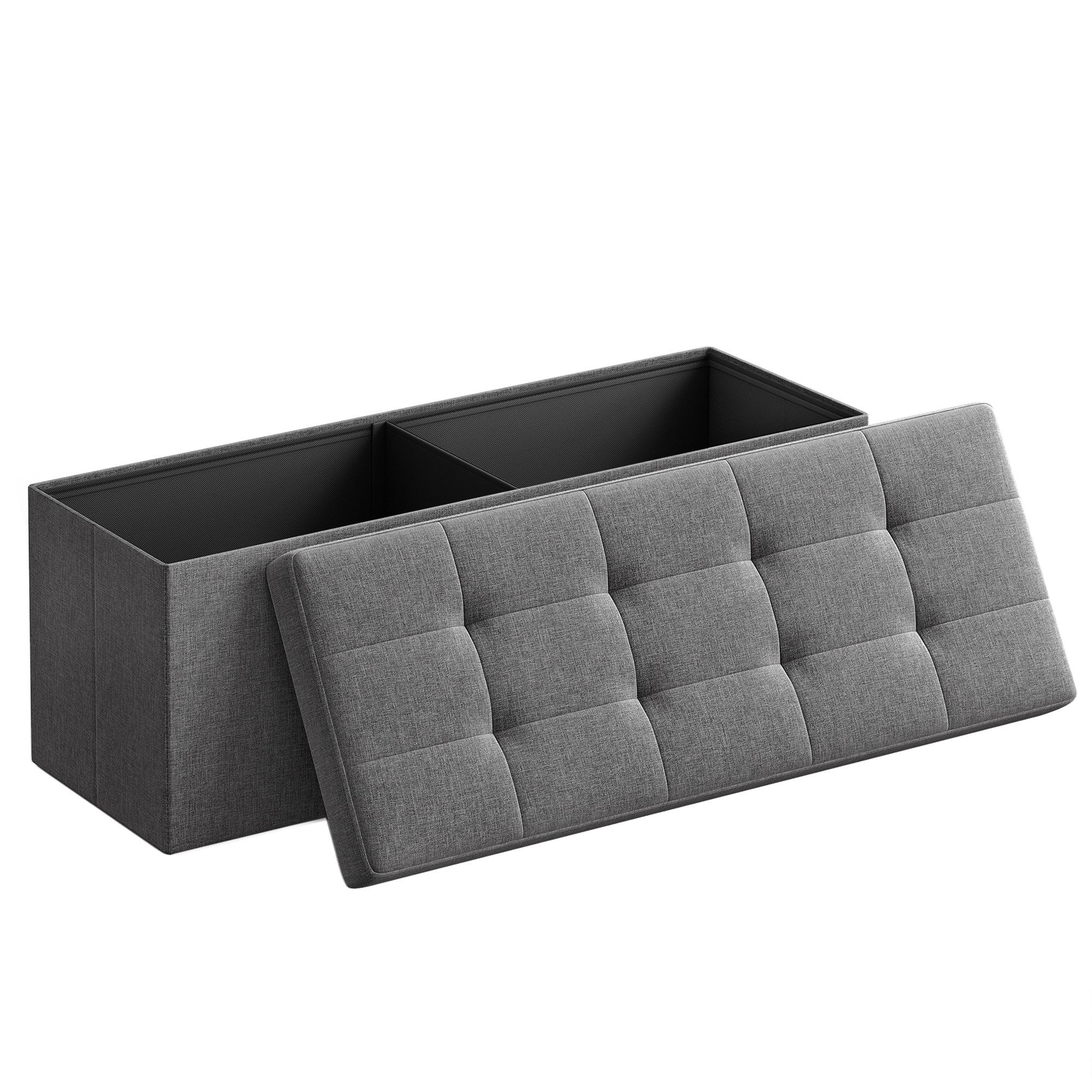 SONGMICS Sitzbank sitzhocker, 76/110cm mit Stauraum, günstig online kaufen