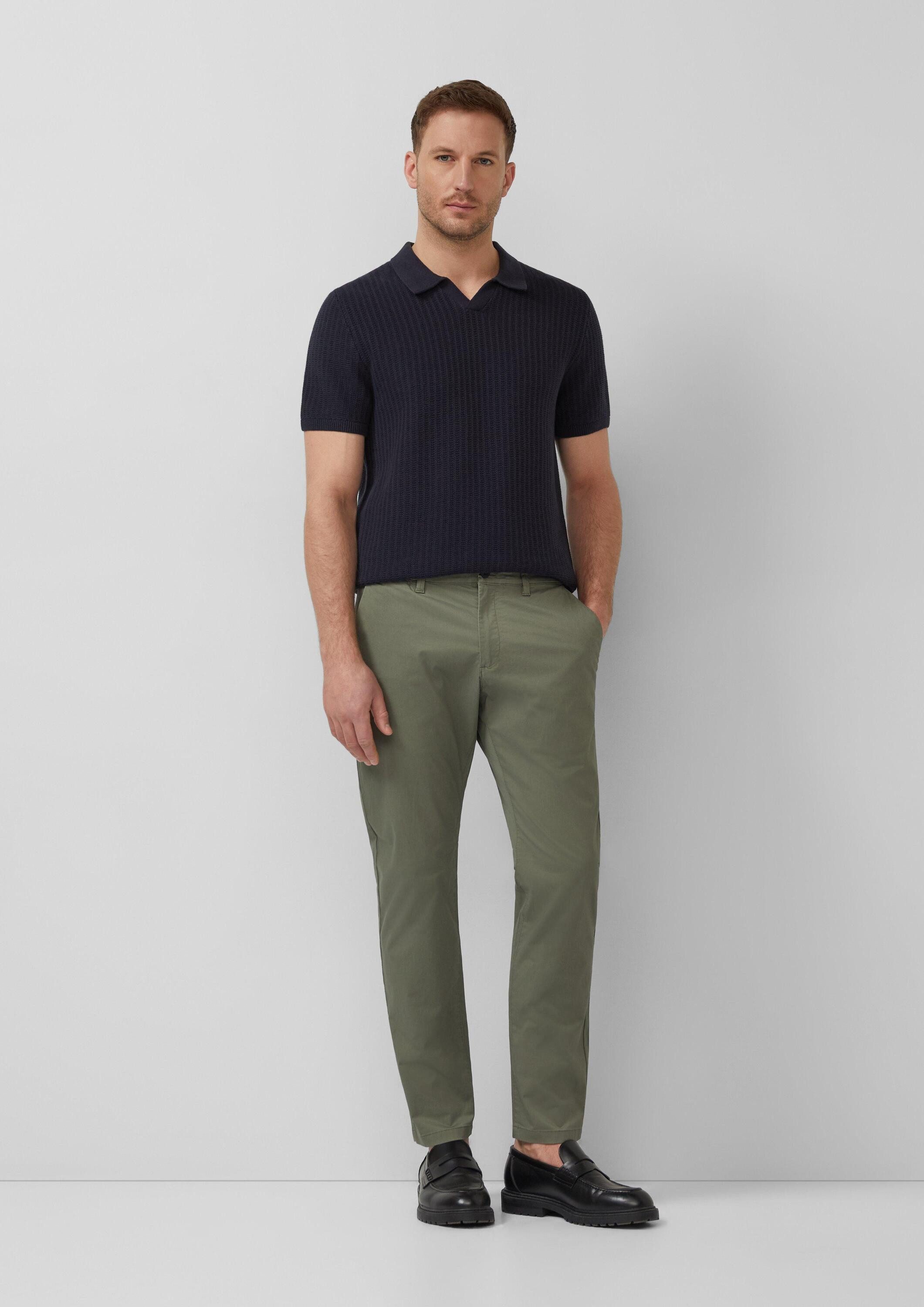 s.Oliver Chinos Hose Elastische Hose aus feinem Baumwollstretch