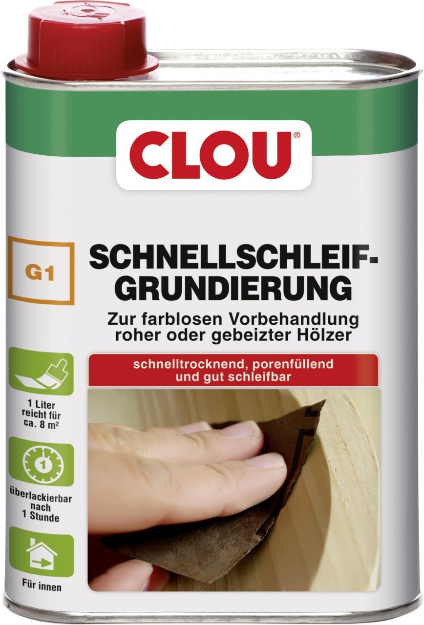 G1 250 Haftgrund Grundierung ml Schnellschleif Clou CLOU