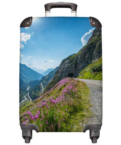 MuchoWow Handgepäckkoffer Schweiz - Alpen - Natur, 4 Rollen, Reisetasche mit rollen, Handgepäck für Ferien, Trolley, Reisekoffer