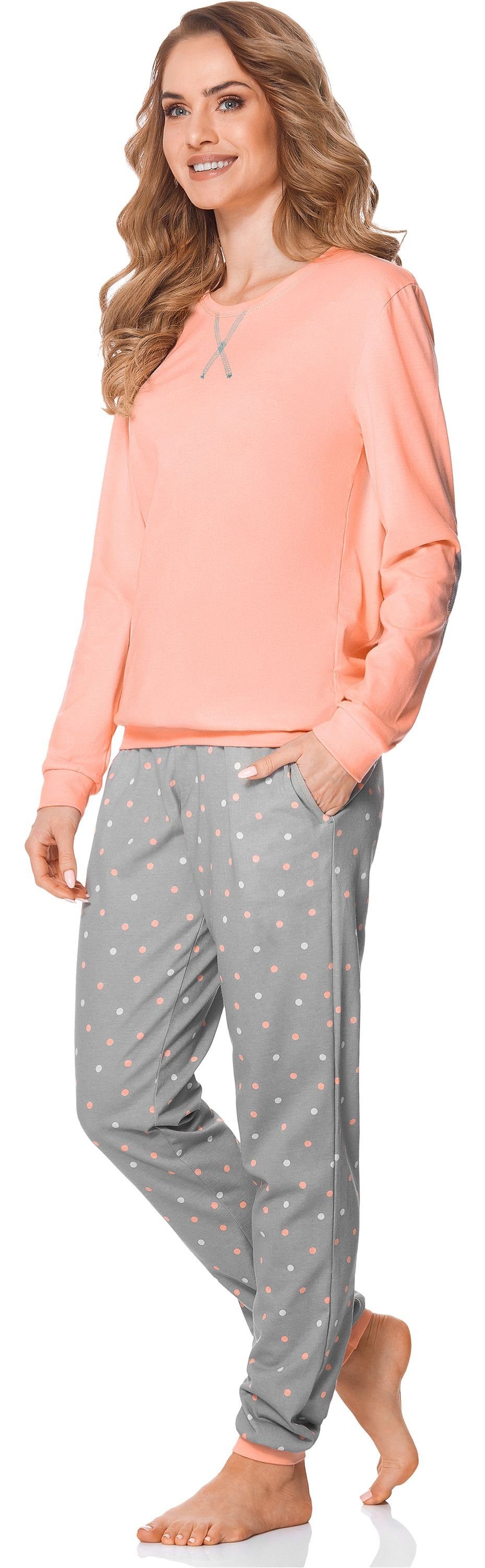 Merry Style Schlafanzug Damen Pyjama MS10-168 aus Baumwolle günstig online kaufen