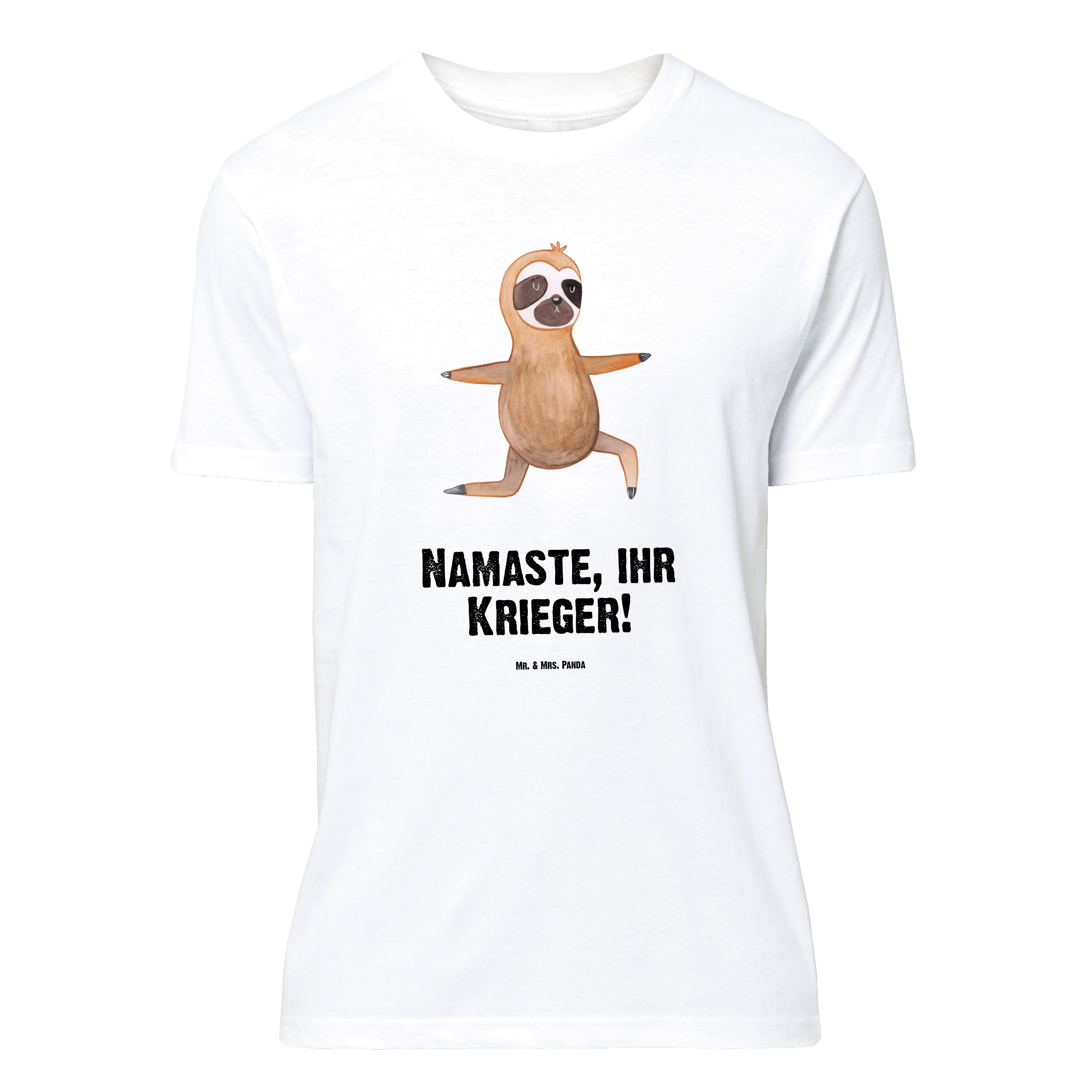 T-Shirt Faultier Yoga, Größe M T-Shirt, Weiß, T-Shirt, Yoga, Shirt, Tshirt, F
