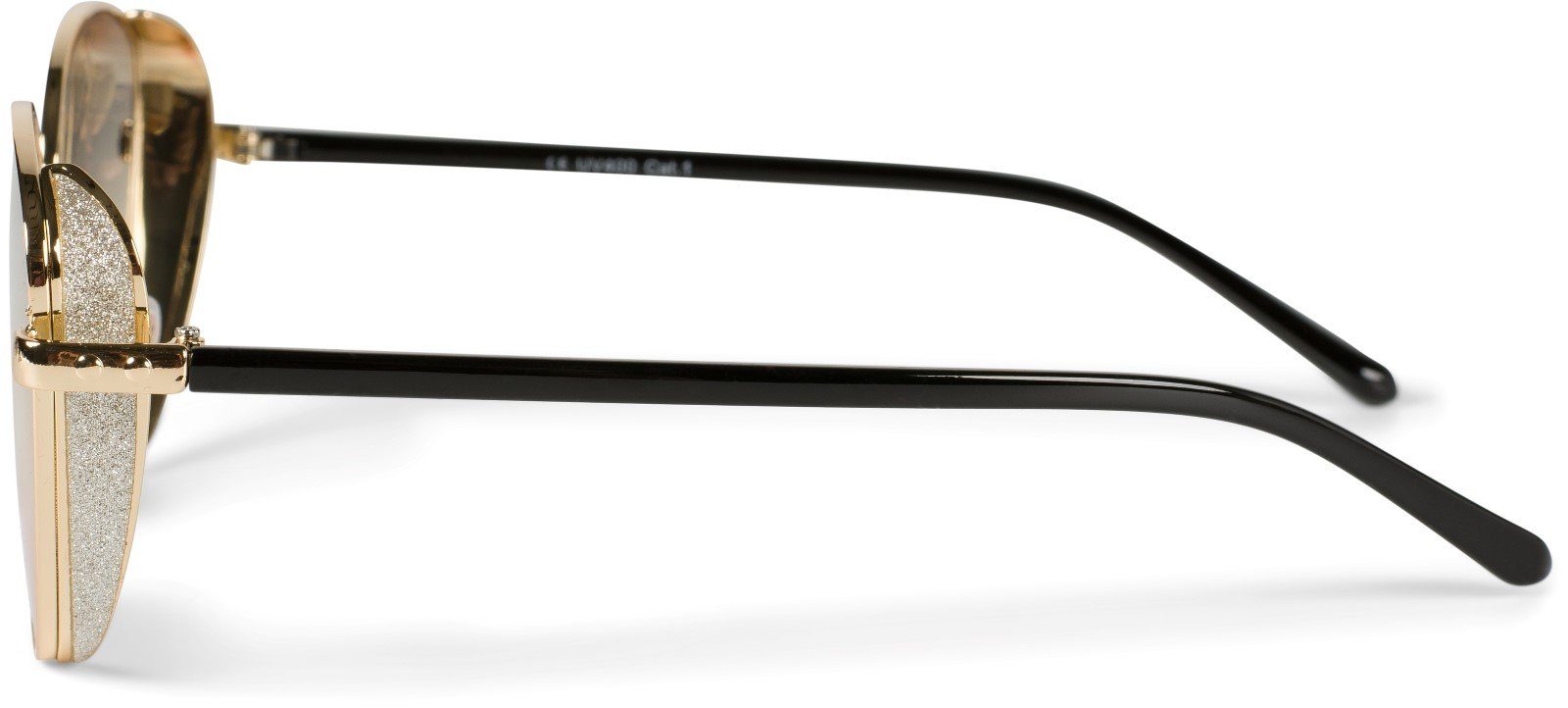 styleBREAKER Sonnenbrille Cateye Sonnenbrille mit Glitzer Side Shield (1-St) Gradient