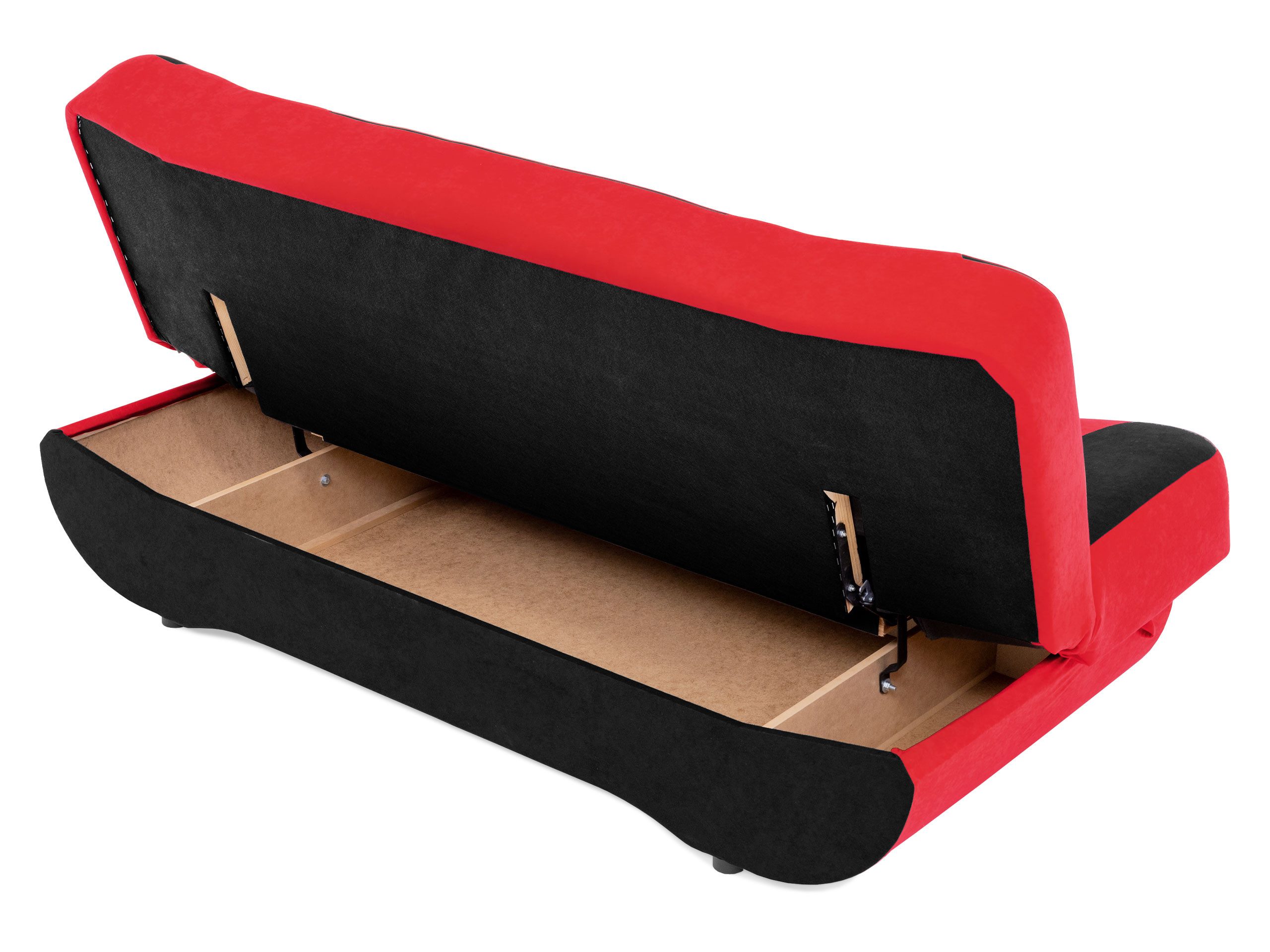 MIRJAN24 Schlafsofa Pinto, mit Bettkasten und Schlaffunktion, mit zwei Kissen, Aufklappbares