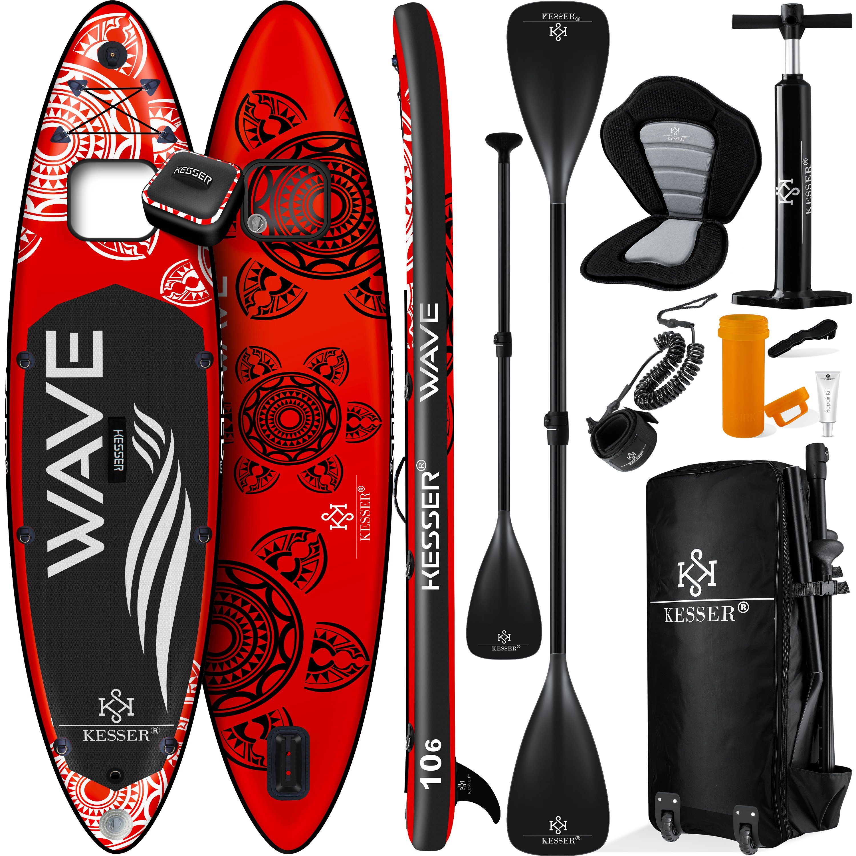KESSER SUP-Board, Aufblasbar Set Stand Up Paddle Board Premium Surfboard  Wassersport 6 Zoll Dick Komplettes Zubehör 130kg online kaufen | OTTO