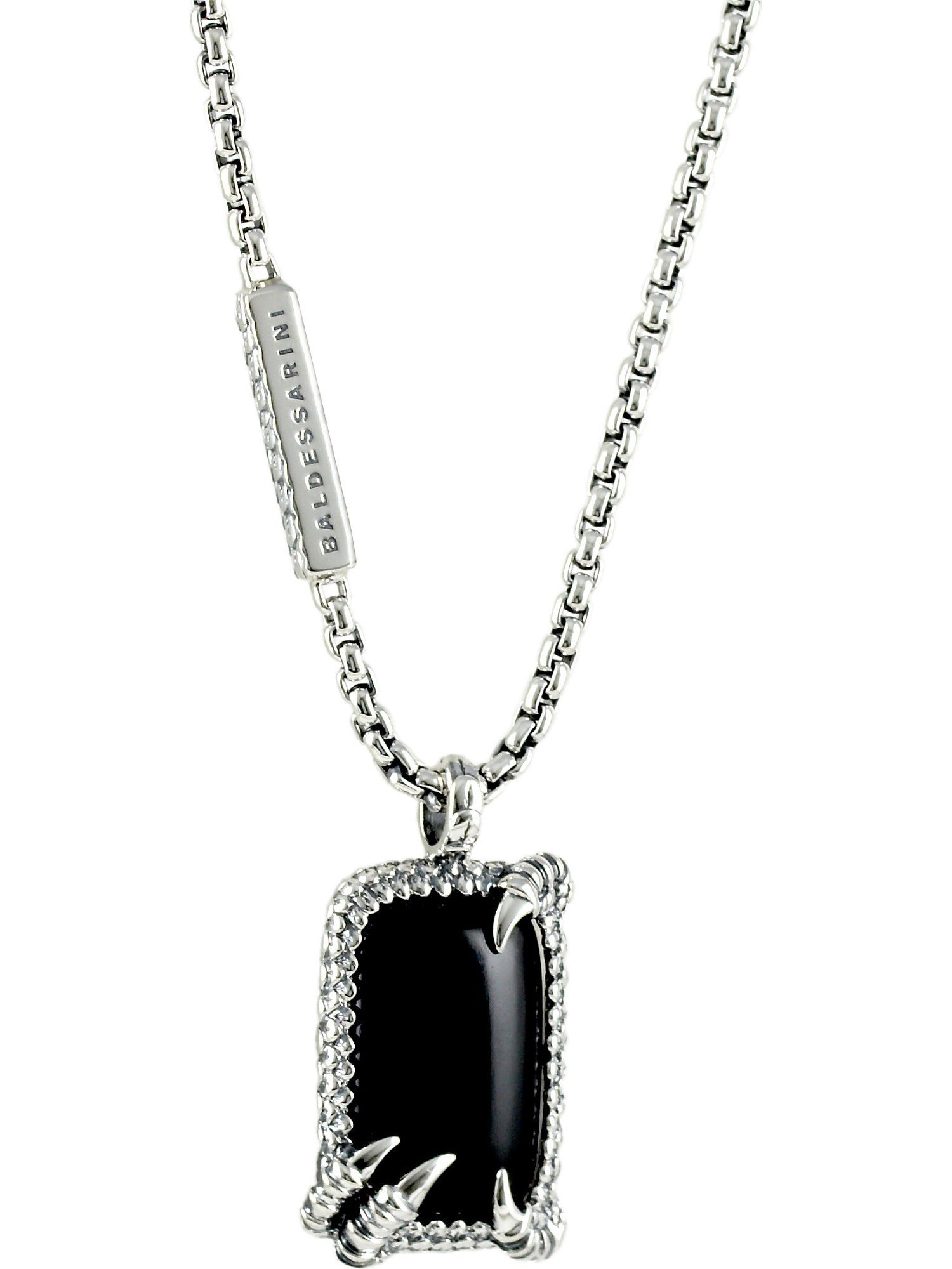 BALDESSARINI Collier »Baldessarini Herren-Kette 925er Silber 1 Obsidian«  online kaufen | OTTO