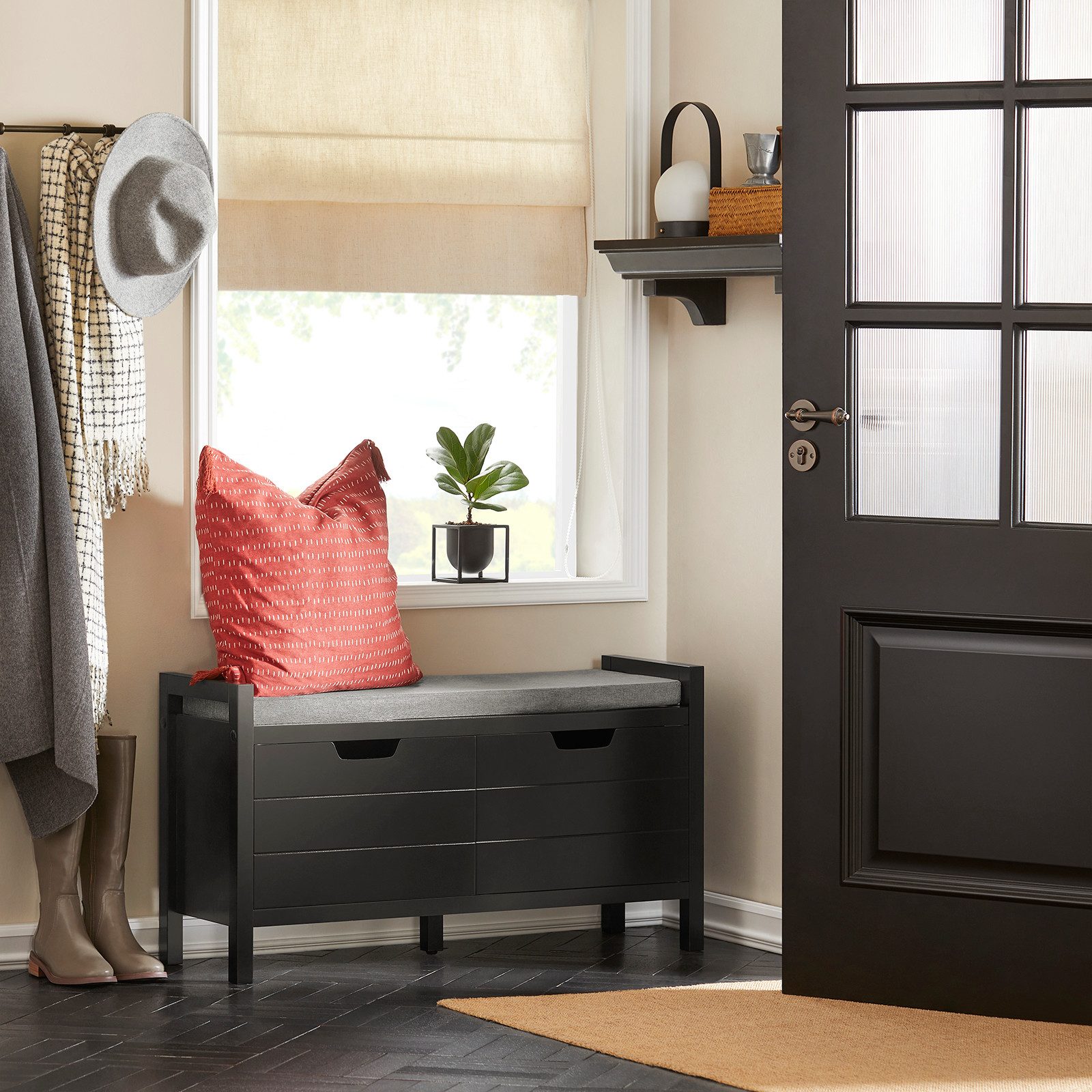 SoBuy Schuhbank FSR63-II, Schuhorganizer Schuhbank mit Sitzfläche, gepolste günstig online kaufen