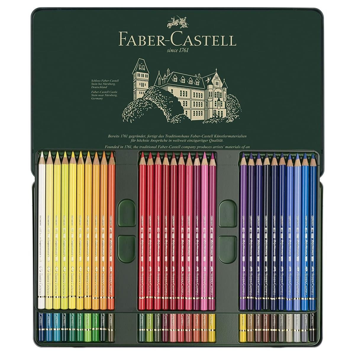 Faber-Castell Künstlerstift Faber-Castell Polychromos Farbstift - 60er Metalletui – Bild 3 von 5