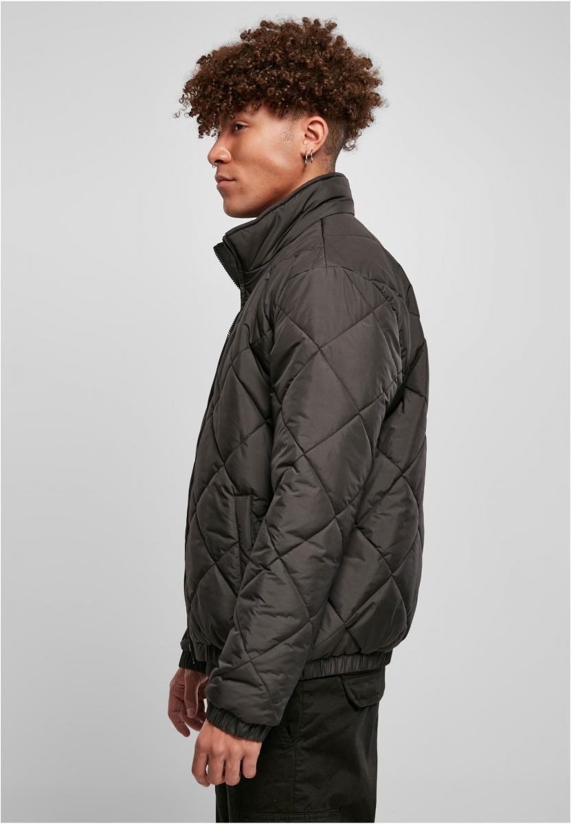 URBAN CLASSICS Outdoorjacke Diamond Quilted Short Jacket Herrenjacke