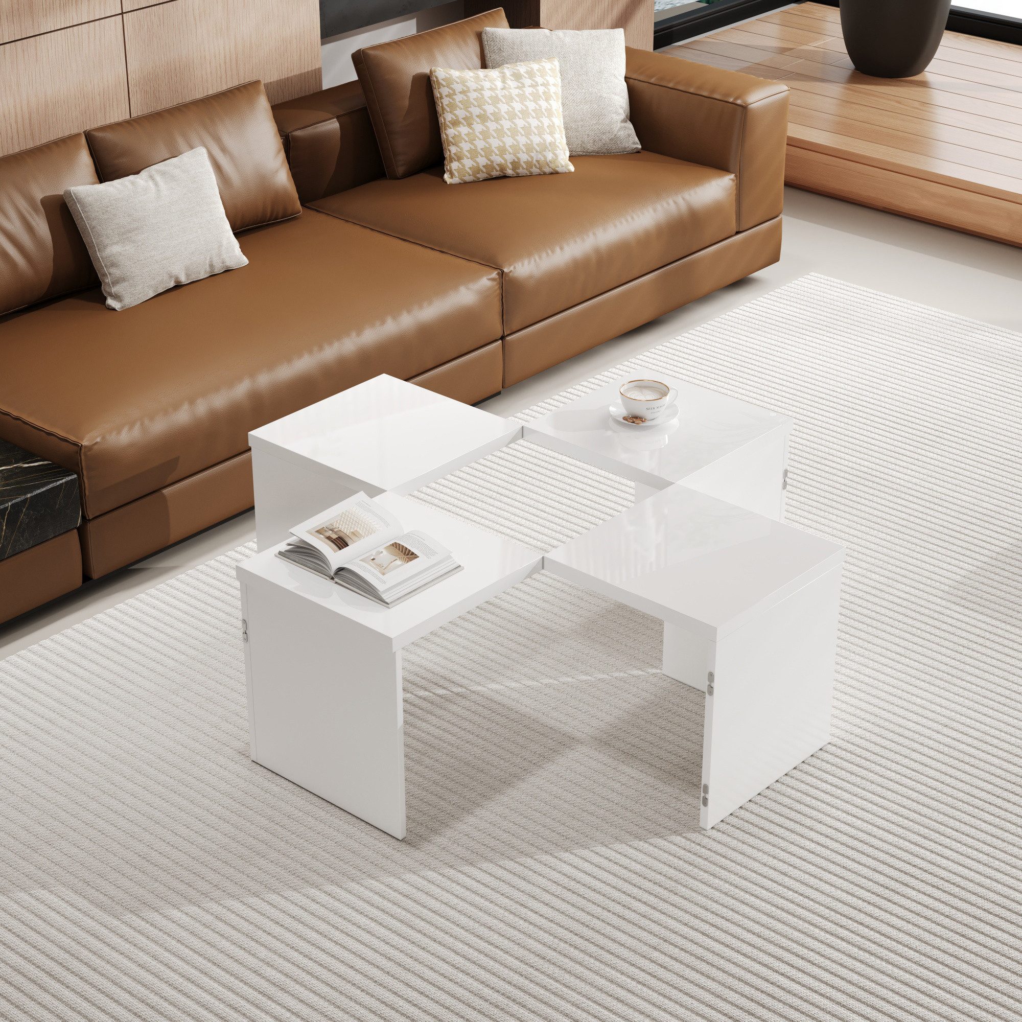 HAUSS SPOLE Couchtisch DIY Couchtisch, Hochglanz günstig online kaufen