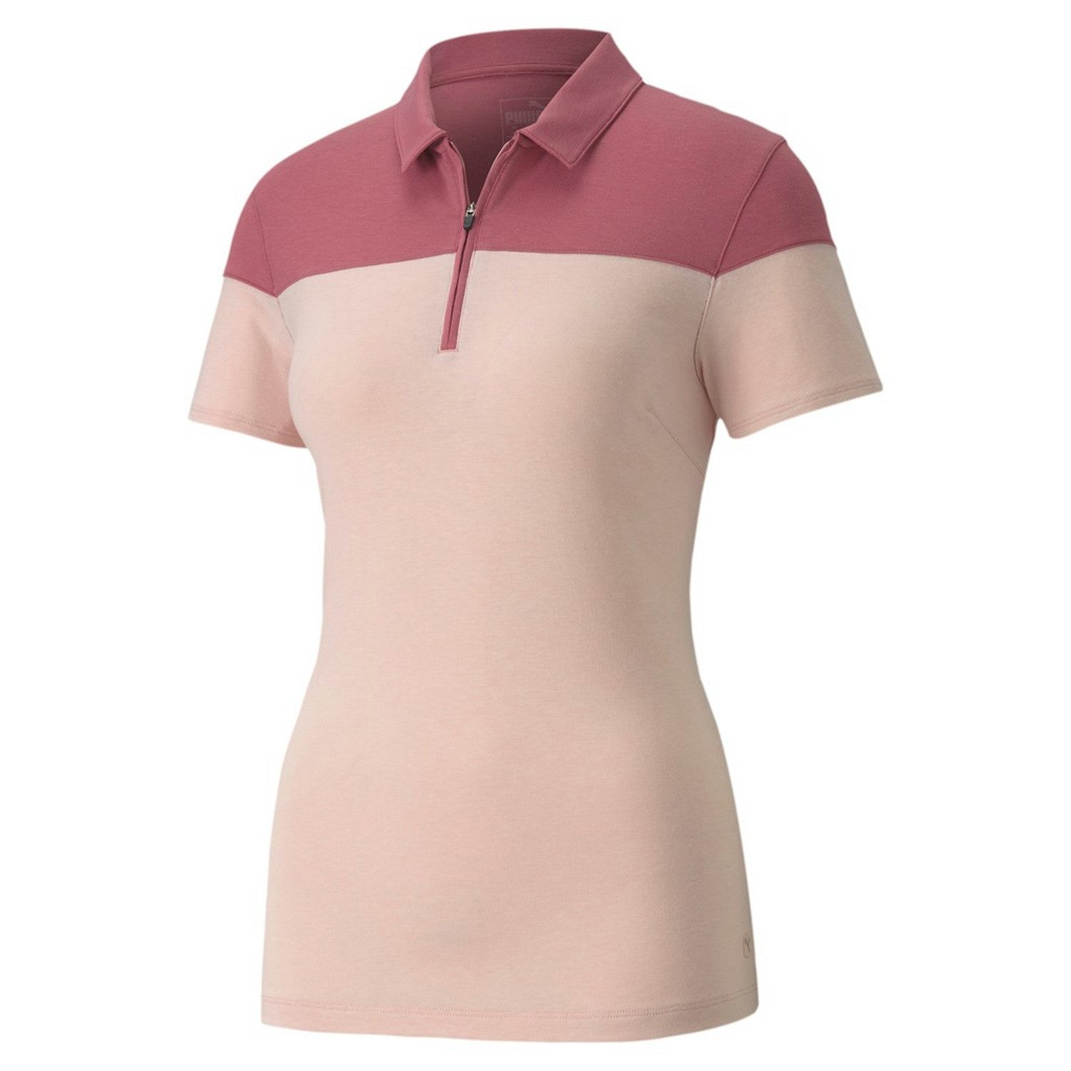 PUMA Poloshirt Puma Golf Polo Colorblock Rose Damen XXL