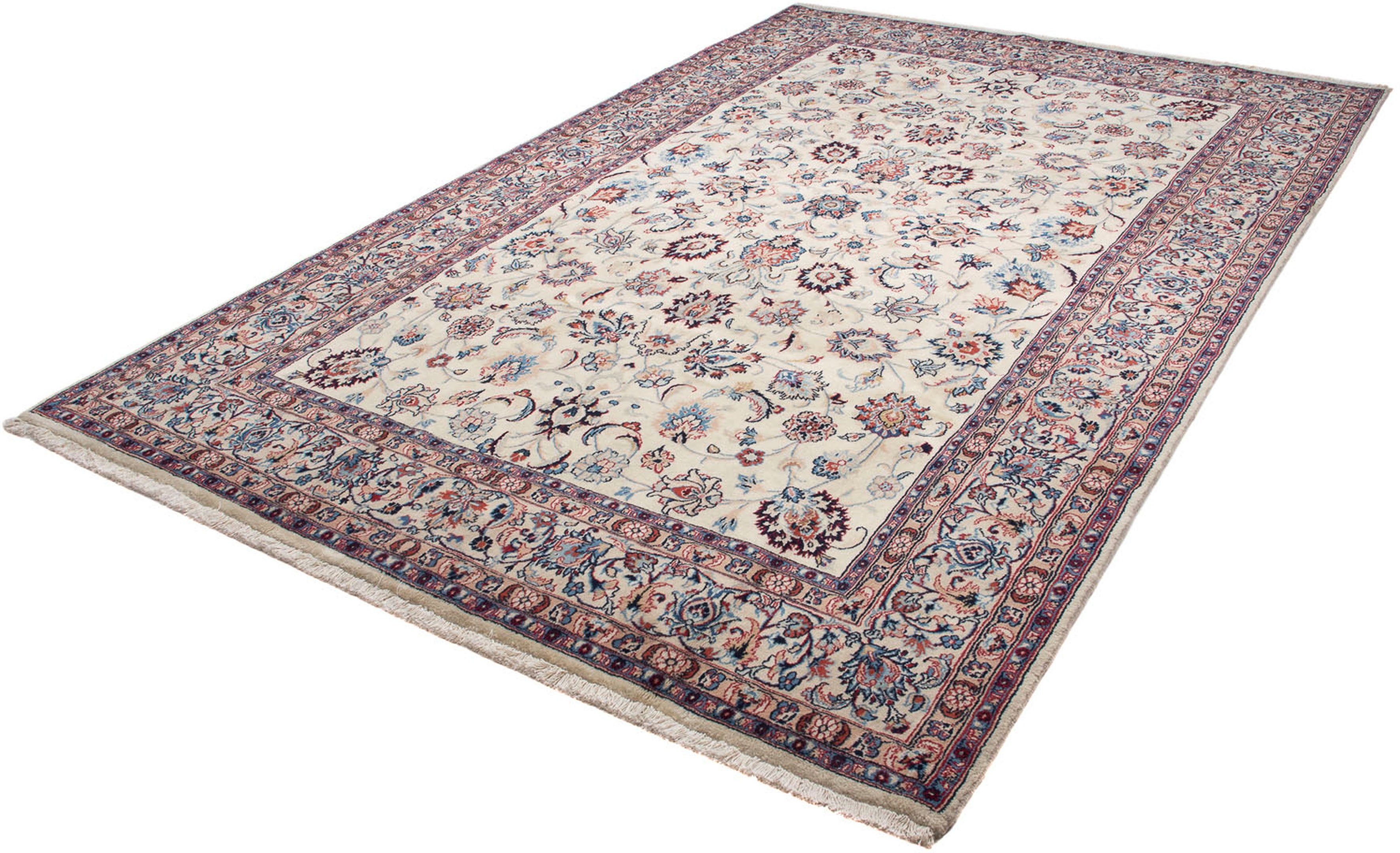 Orientteppich Perser - Classic - 302 x 194 cm - beige, morgenland, rechteckig, Höhe: 10 mm, Wohnzimmer, Handgeknüpft, Einzelstück mit Zertifikat | Kurzflor-Teppiche