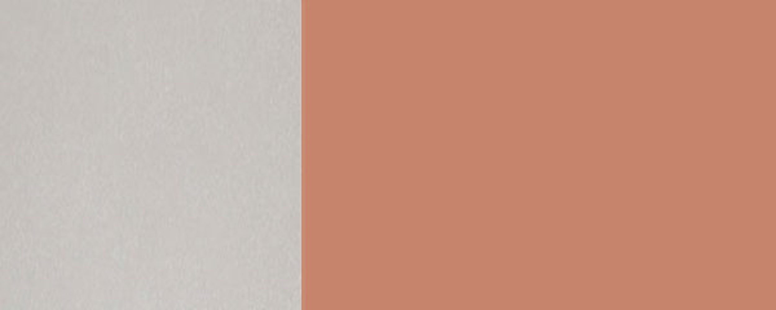 Korpusfarbe RAL (glasklar) 80cm 2-türig matt Klapphängeschrank Tivoli Front- wählbar (Tivoli) und Feldmann-Wohnen Glaseinsatz beigerot mit 3012