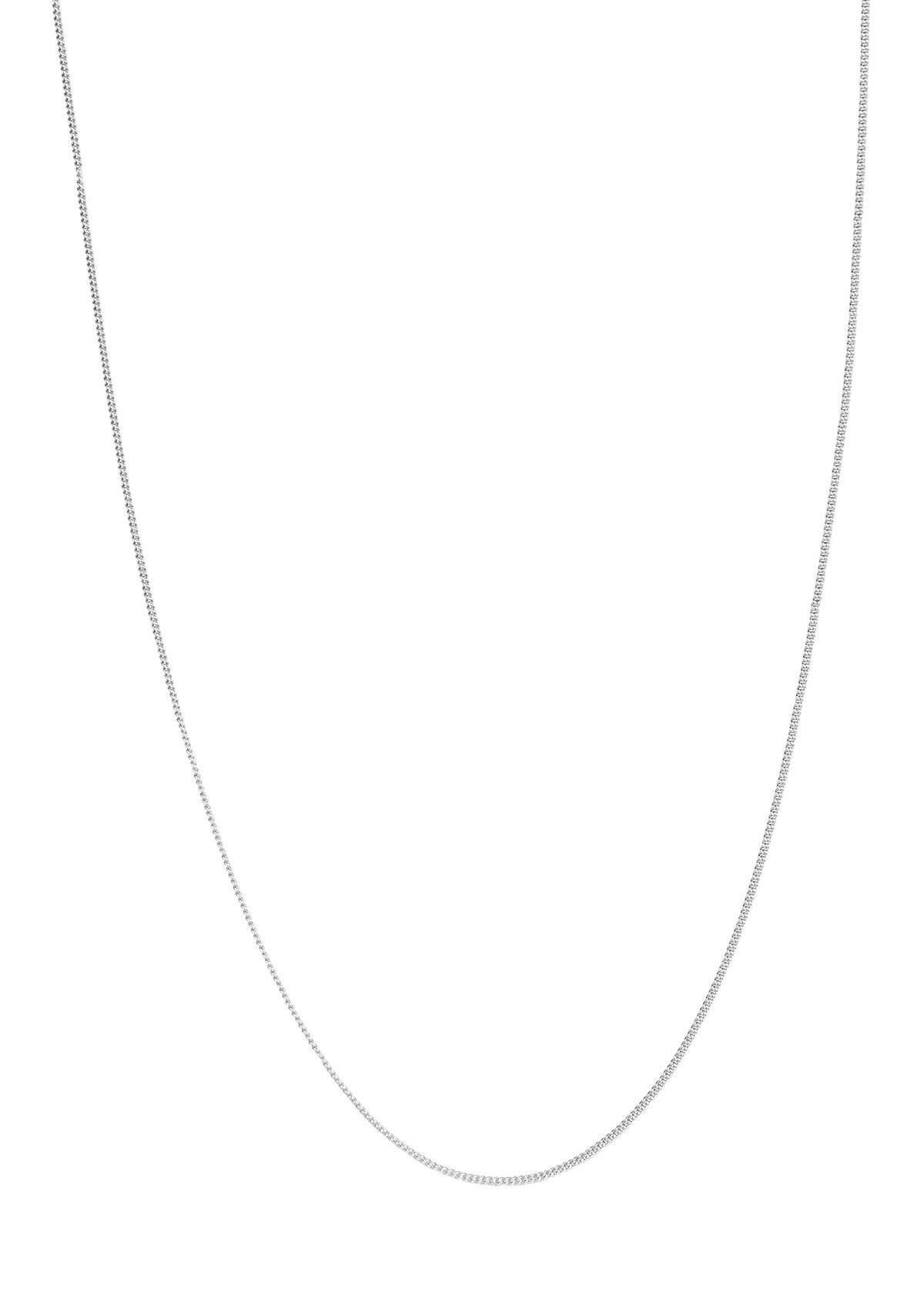 Hey Happiness Silberkette 925 Damen fein strukturiert Vergoldet 18K, Silber Halskette Layer Look zum Kombinieren, hypoallergen