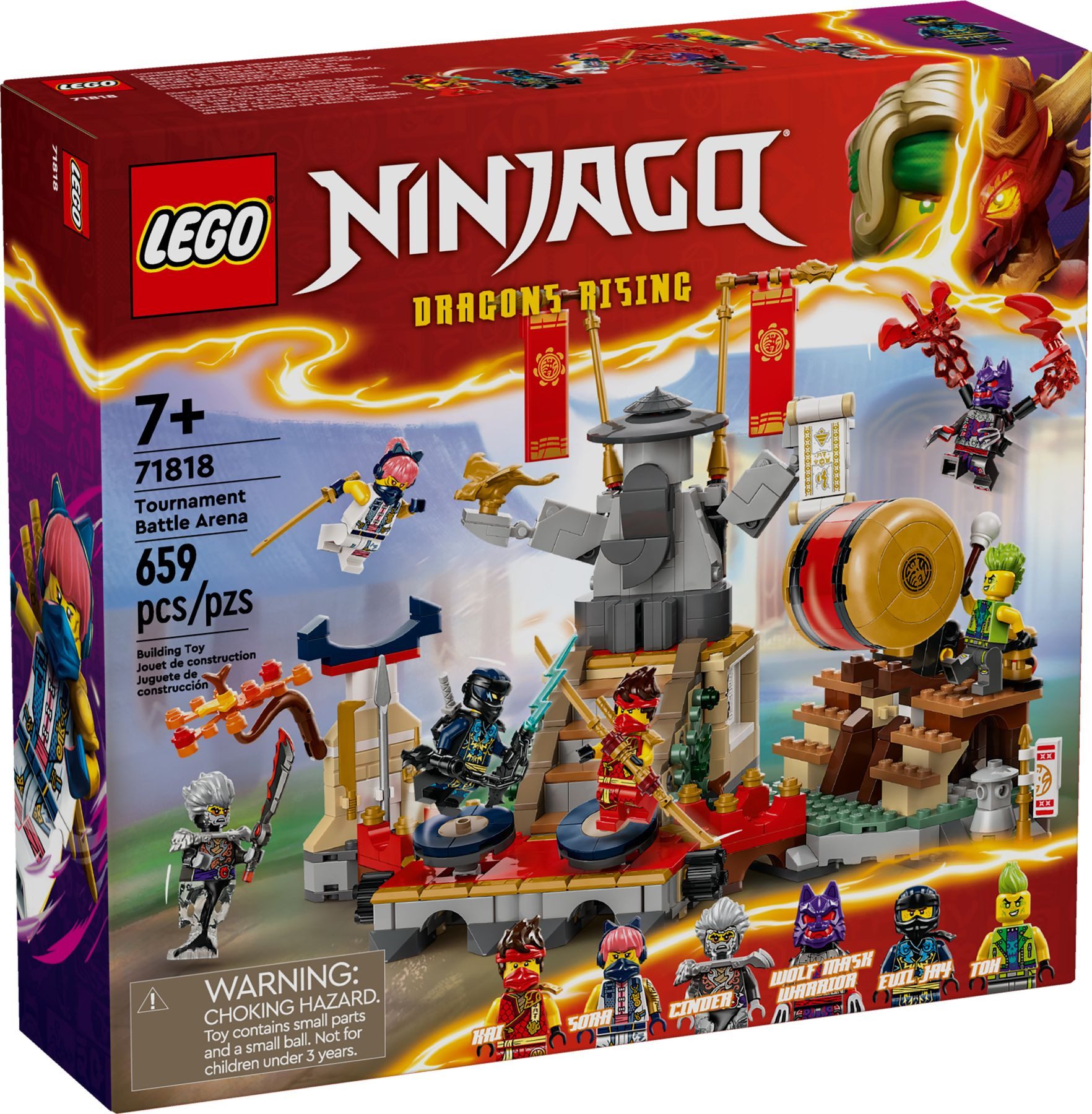 LEGO® LEGO® Ninjago 71818 Turnier-Arena Konstruktionsspielsteine