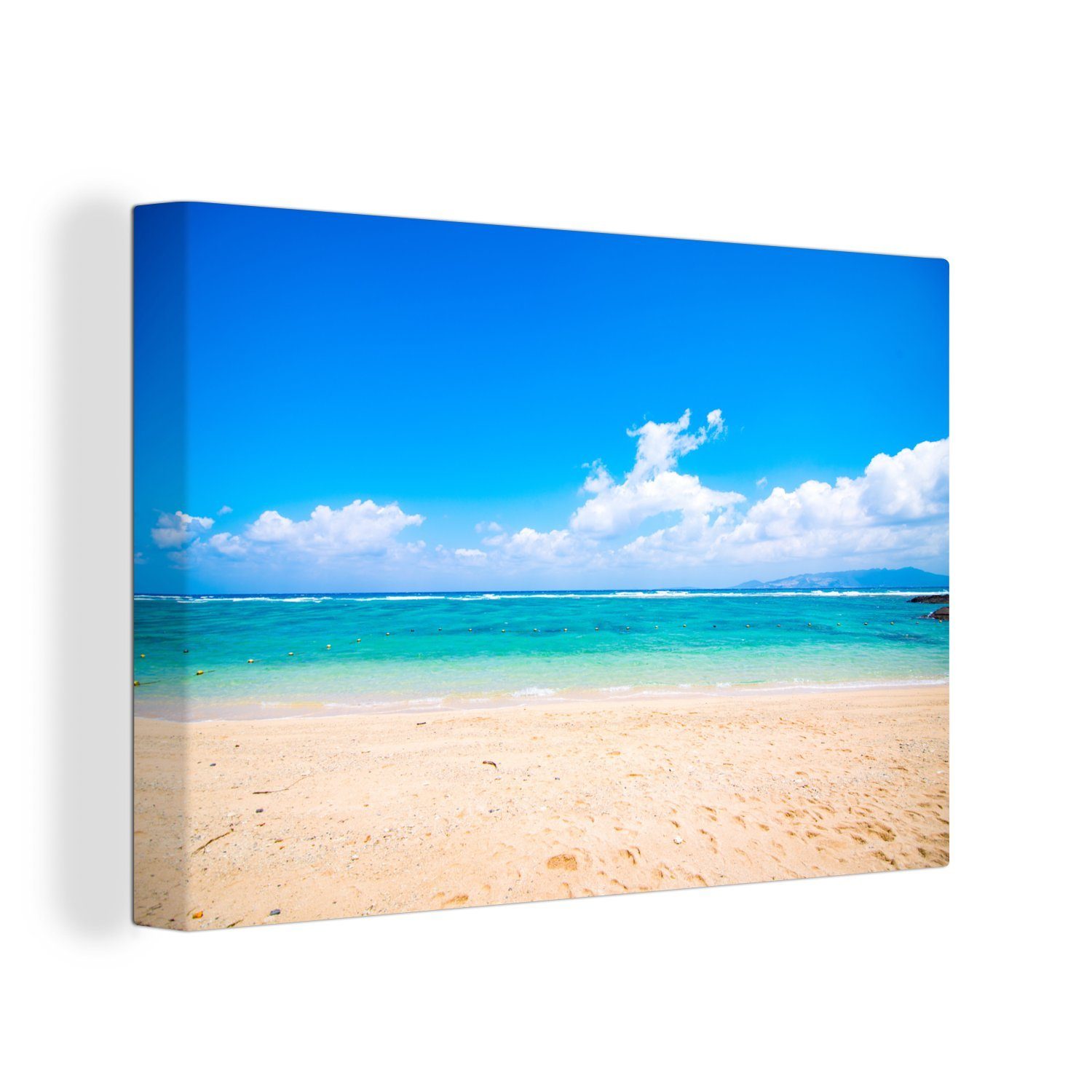 OneMillionCanvasses® Leinwandbild Ein Strand in Okinawa, günstig online kaufen