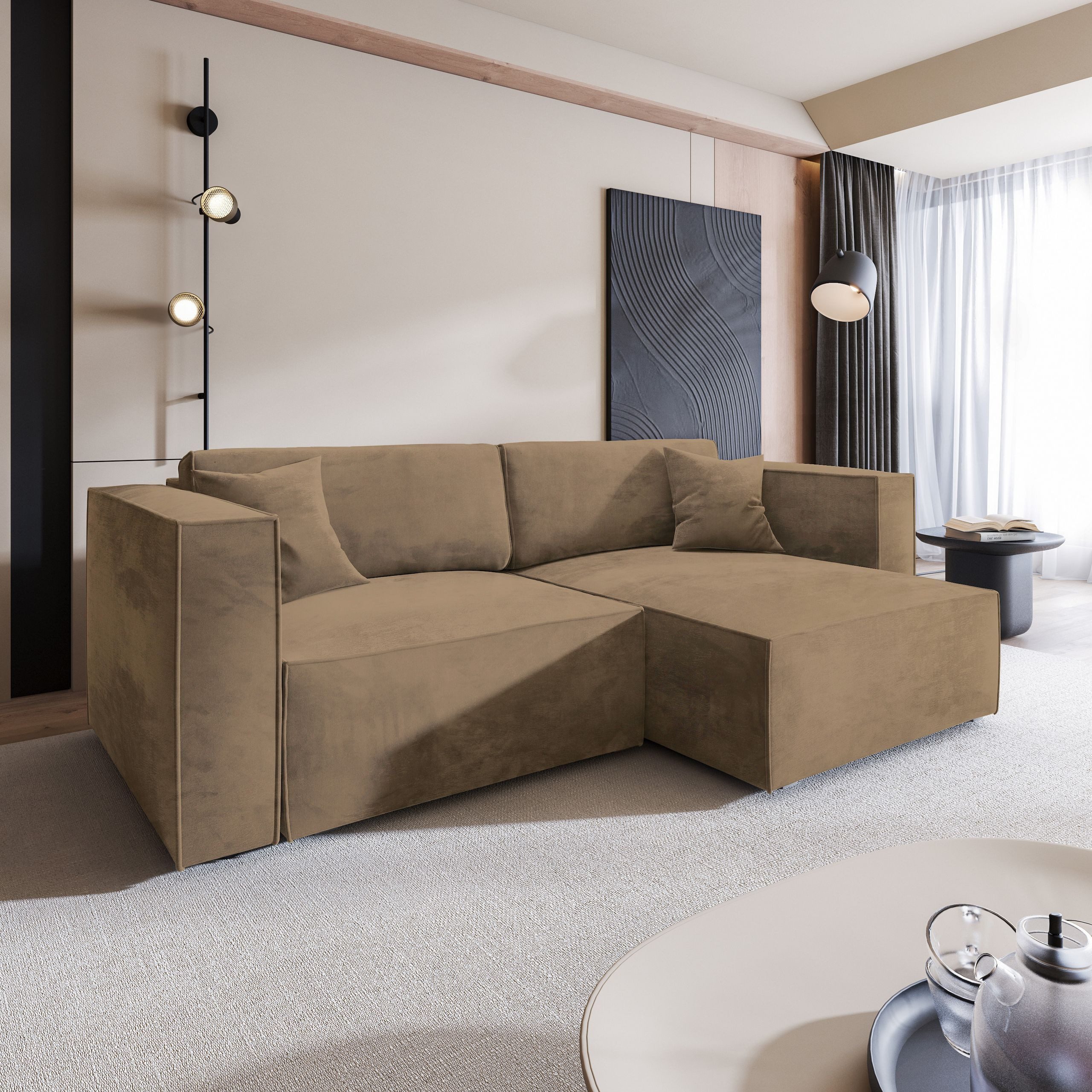 Masseno Ecksofa NERIO mit Schlaffunktion L-Form, günstig online kaufen