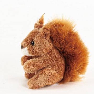 Teddys Rothenburg Kuscheltier Eichhörnchen klein 11 cm braun (Plüschtier, Stofftier, Eichhörnchen, Stoffeichhörnchen, Plüscheichhörnchen)