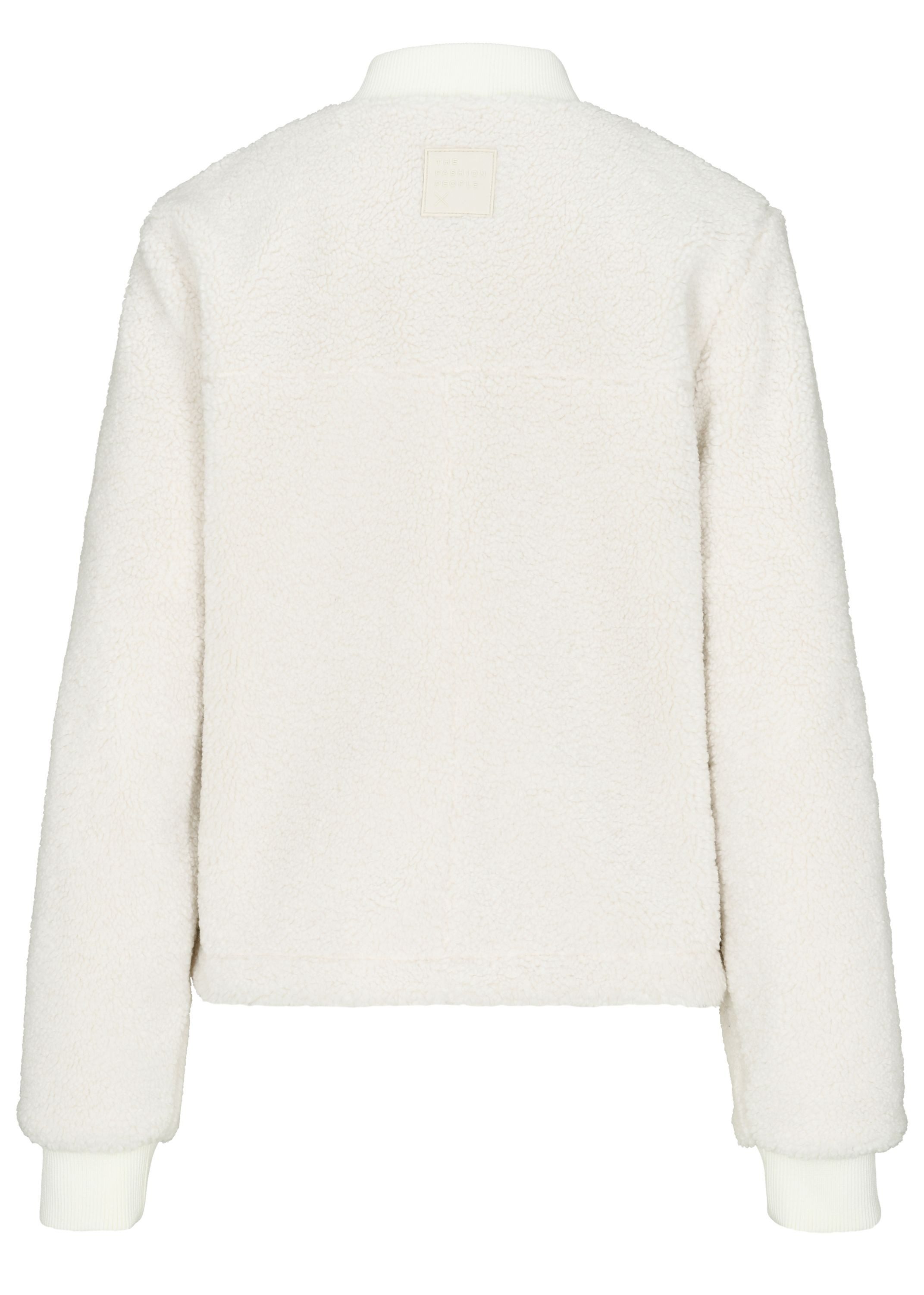THE FASHION PEOPLE Fellimitatjacke günstig online kaufen
