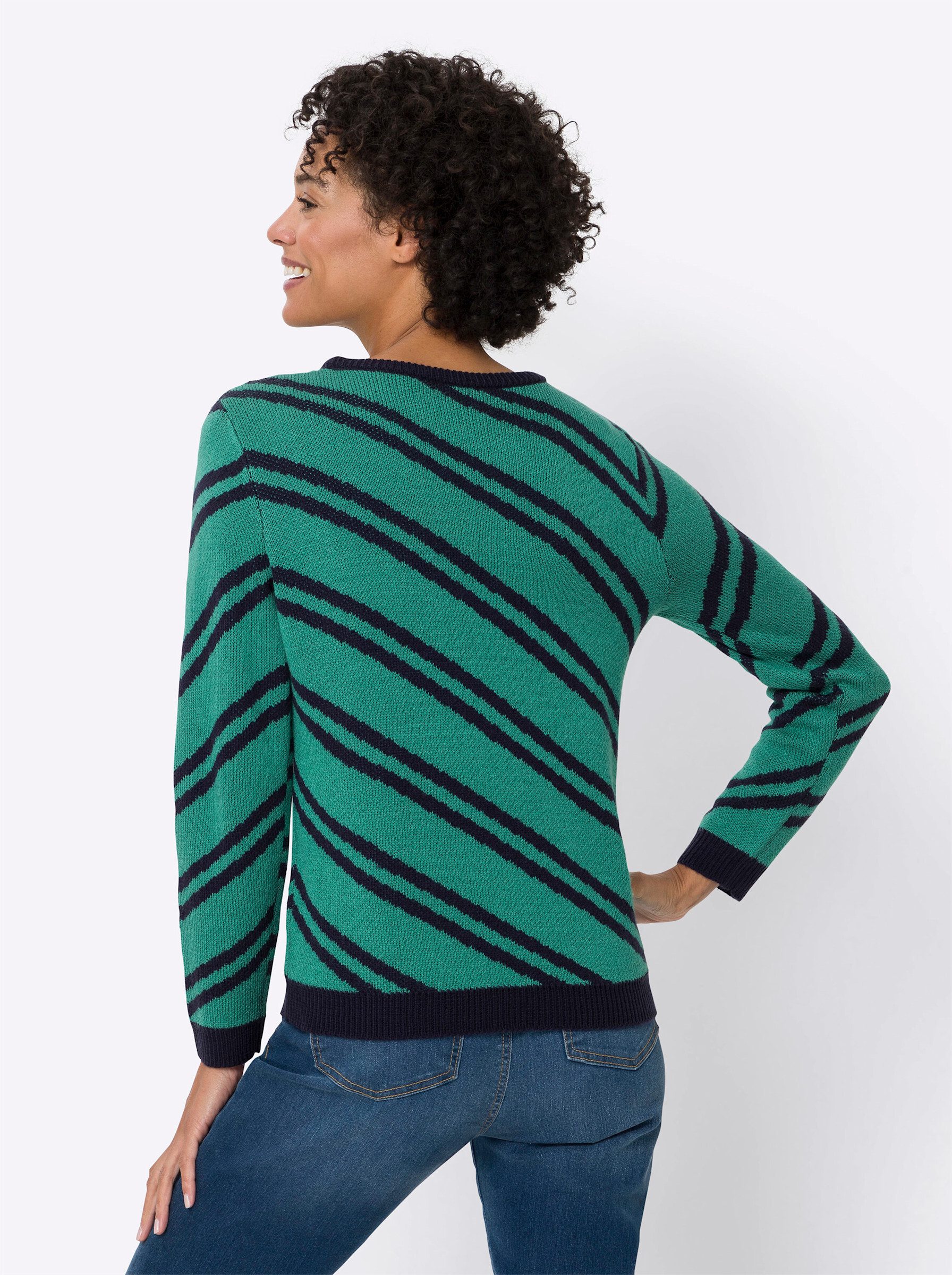 Sieh an! Strickpullover Langarm-Pullover günstig online kaufen