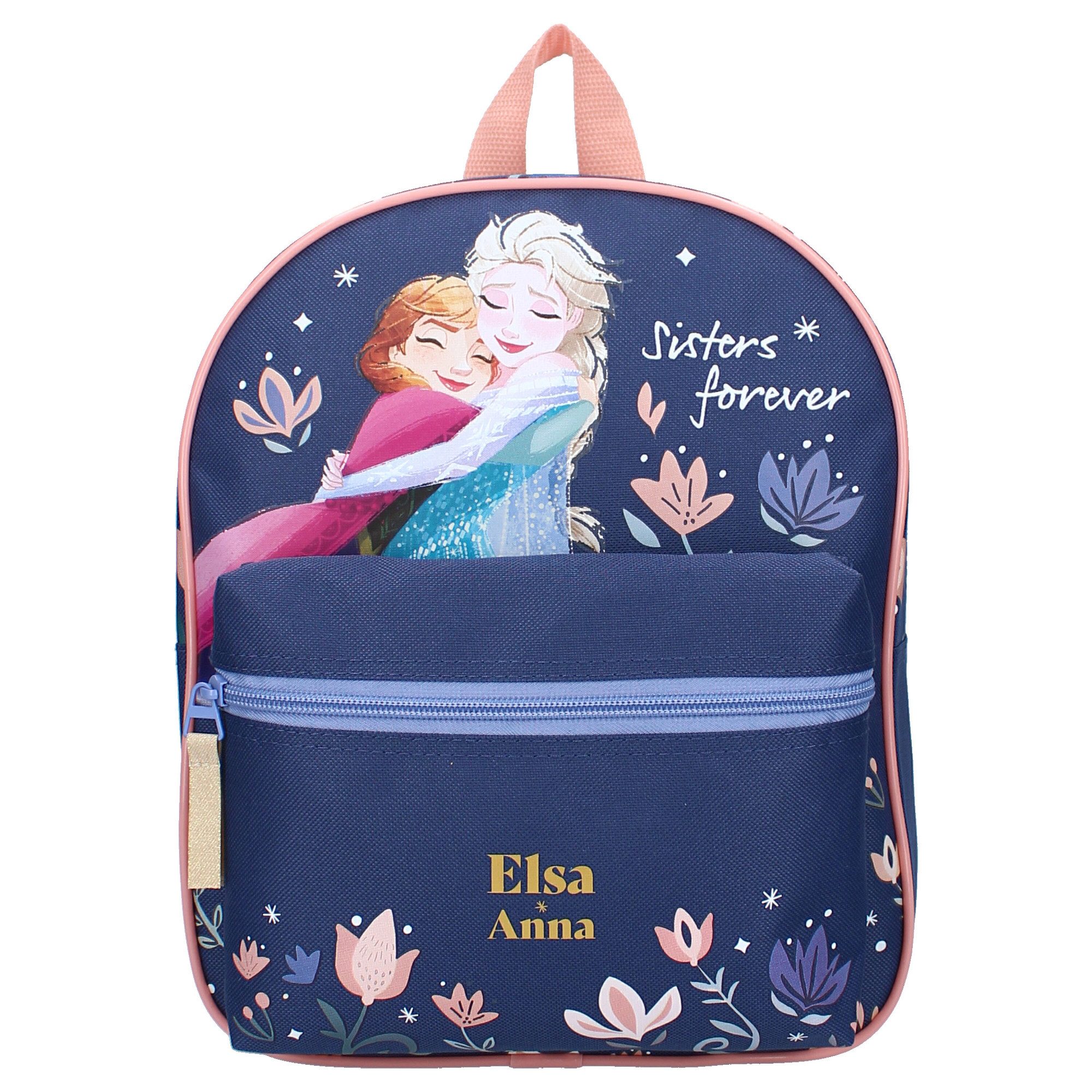 Disney Kinderrucksack Rucksack Frozen II Bunter Schulrucksack mit Elsa & Anna