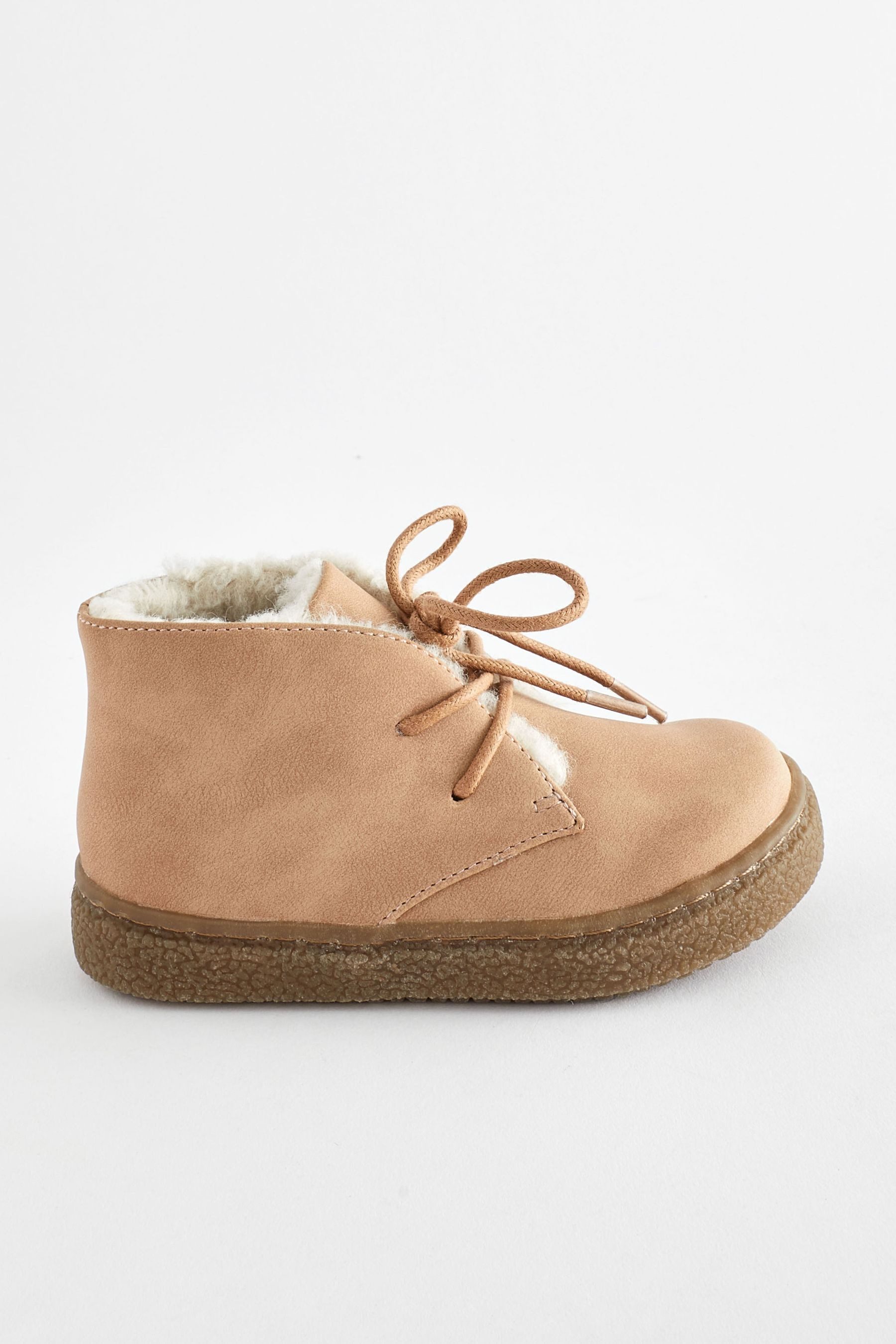 Next Cupsohle-Stiefel mit Kunstfellfutter Winterstiefelette (1-tlg) günstig online kaufen