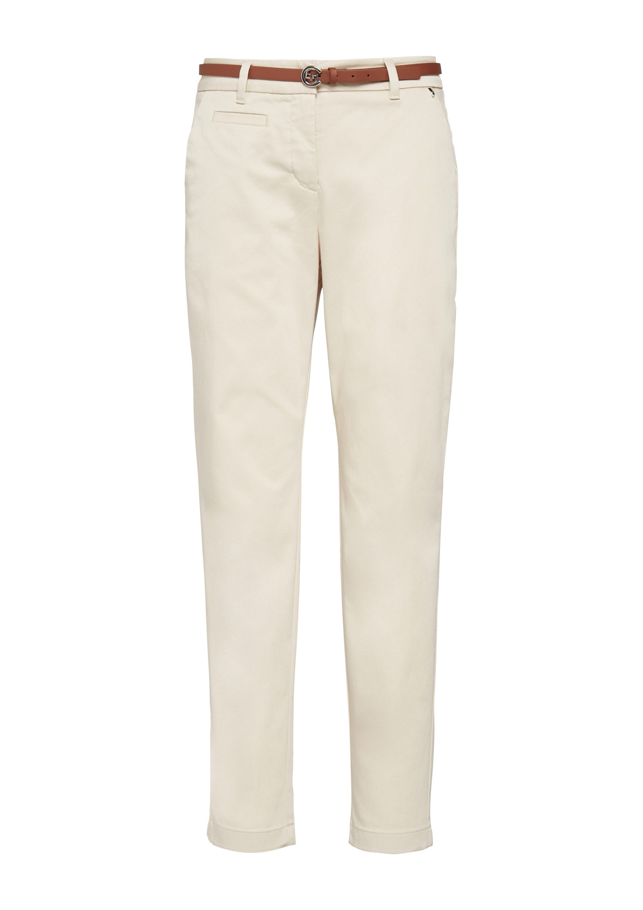 comma Chinos Hose Chinohose mit Gürtel günstig online kaufen