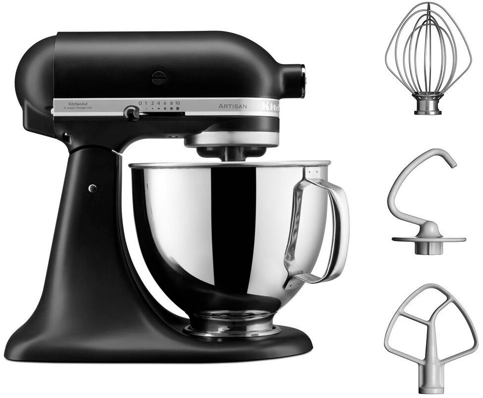 KitchenAid Küchenmaschine Artisan 5KSM125EBM, 300 W, 4,8 l Schüssel