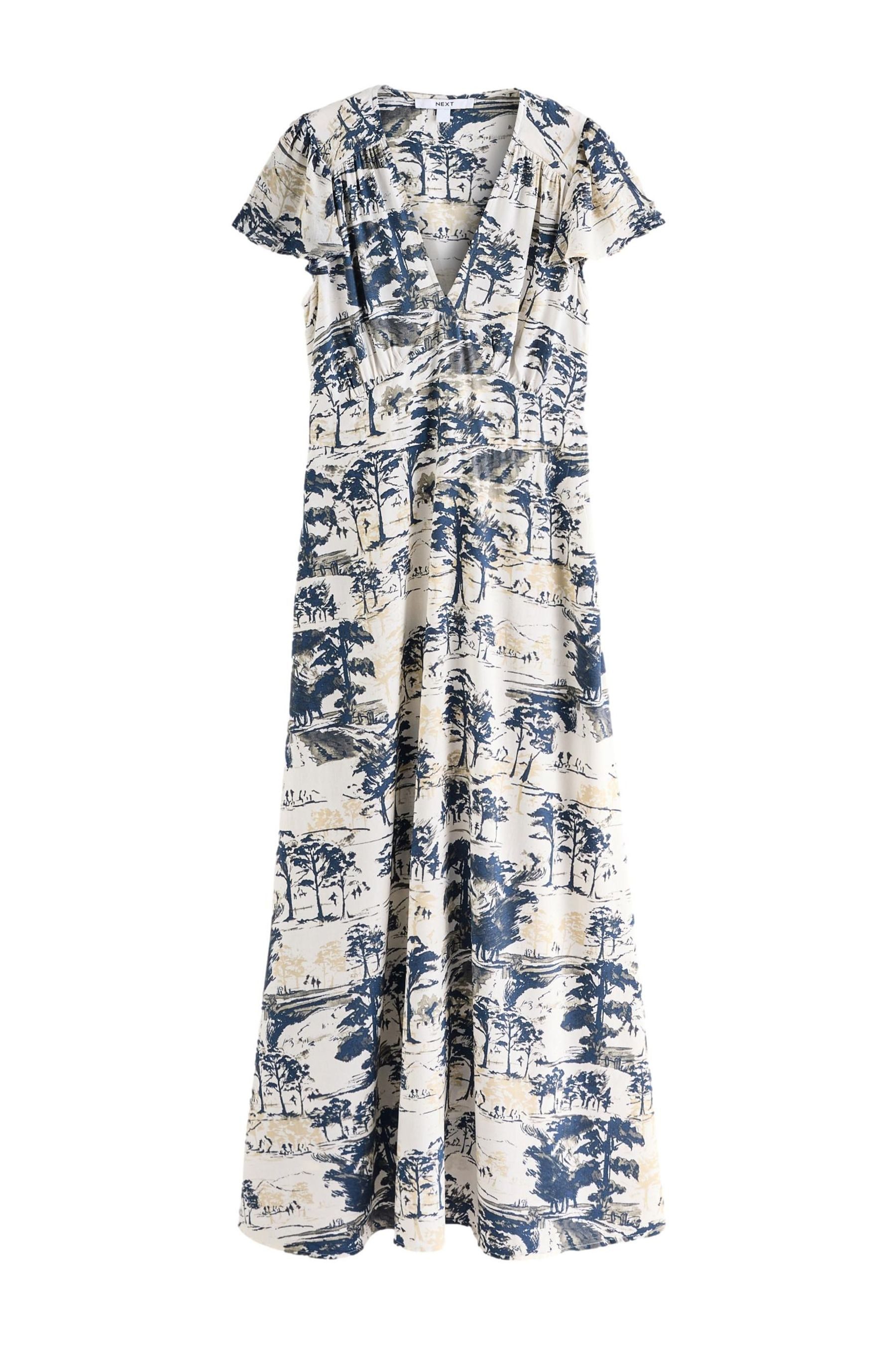 Next Maxikleid Maxikleid zum Binden, Flatterärmel, günstig online kaufen