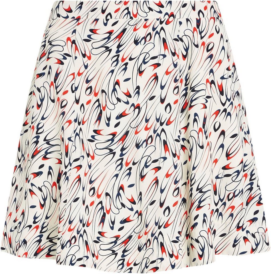 Tommy Hilfiger Minirock SMALL RIBBON SHORT SKIRT mit Allover-Muster