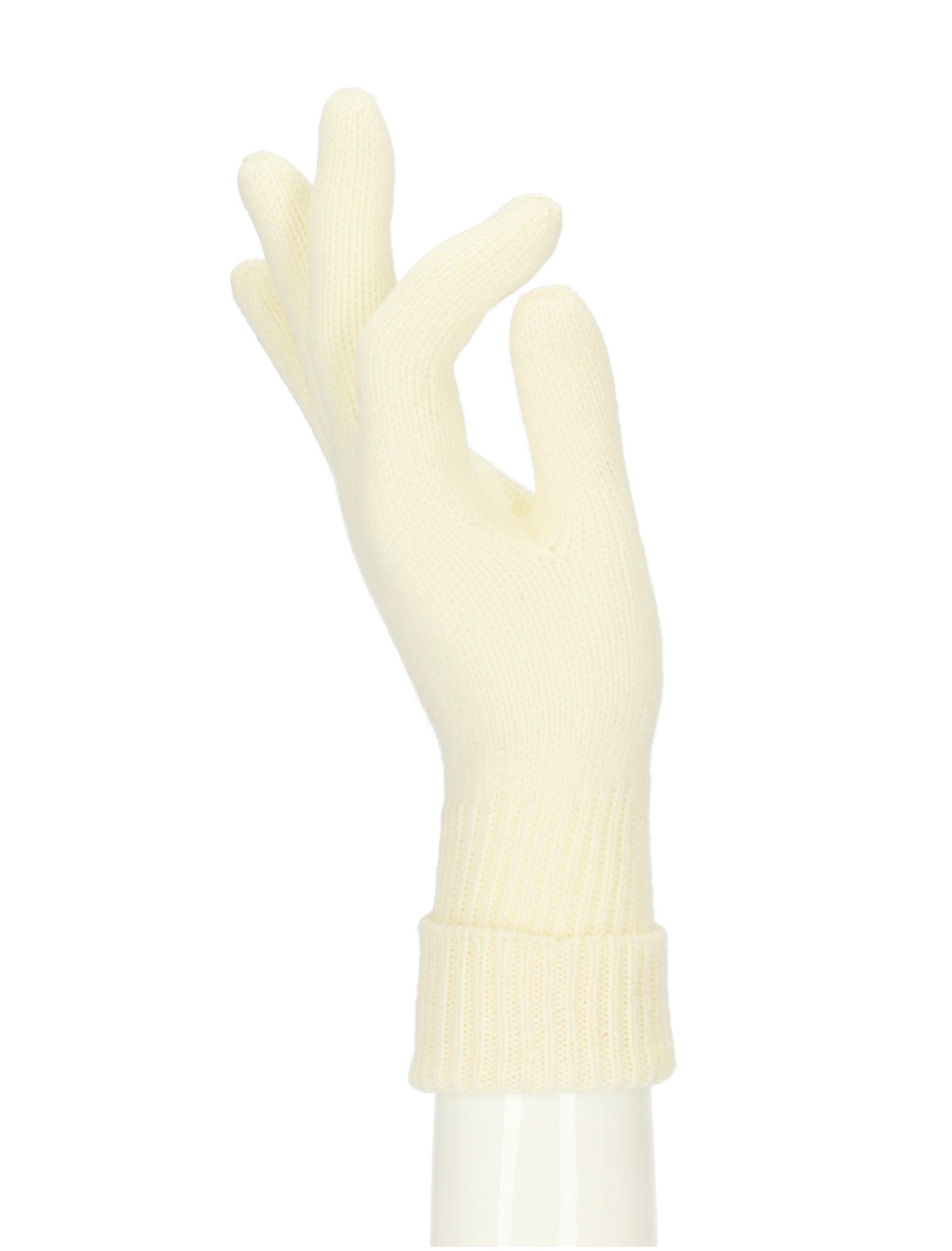 halsüberkopf Accessoires Strickhandschuhe Strickhandschuhe feingestrickte Handschuhe natur